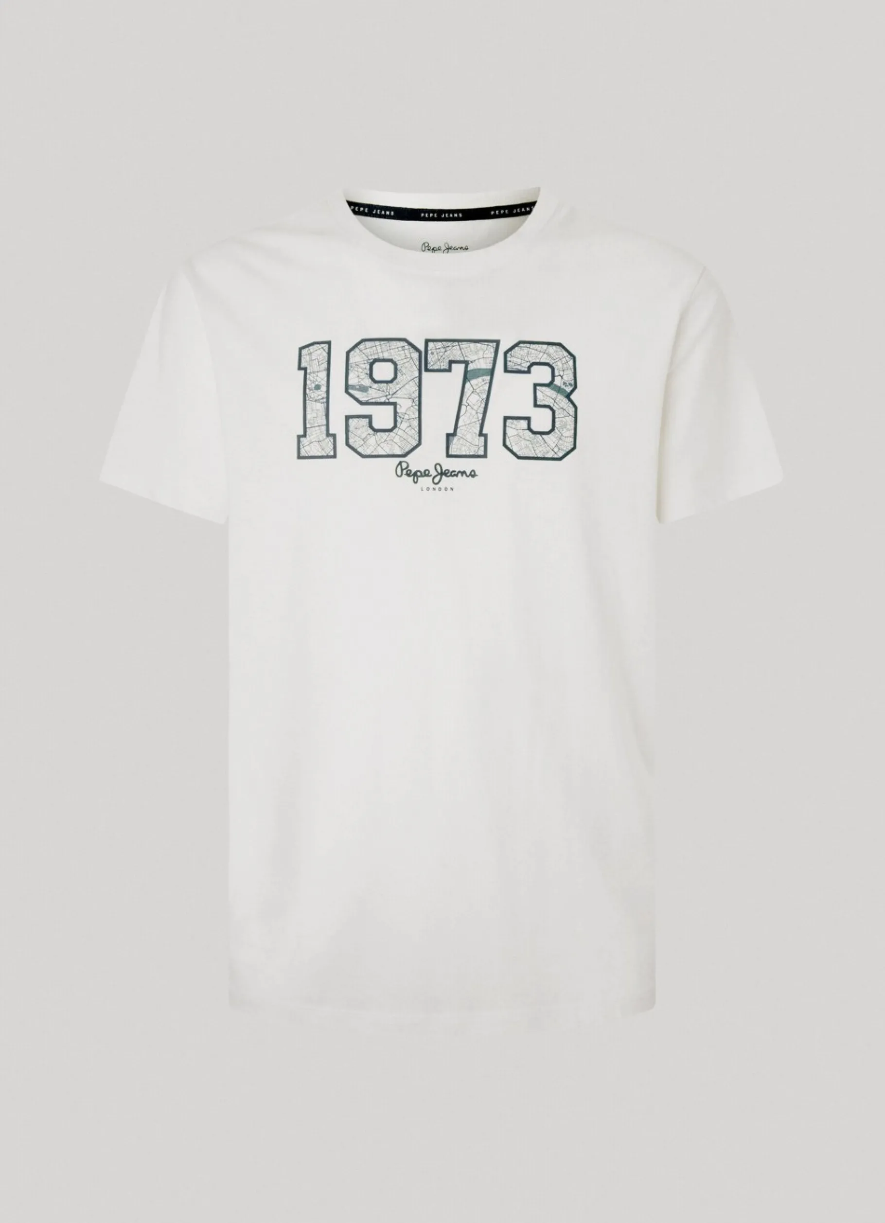 Men Pepe Jeans 1973 Logo Print T-Shirt