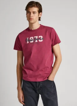 Men Pepe Jeans 1973 Logo T-Shirt