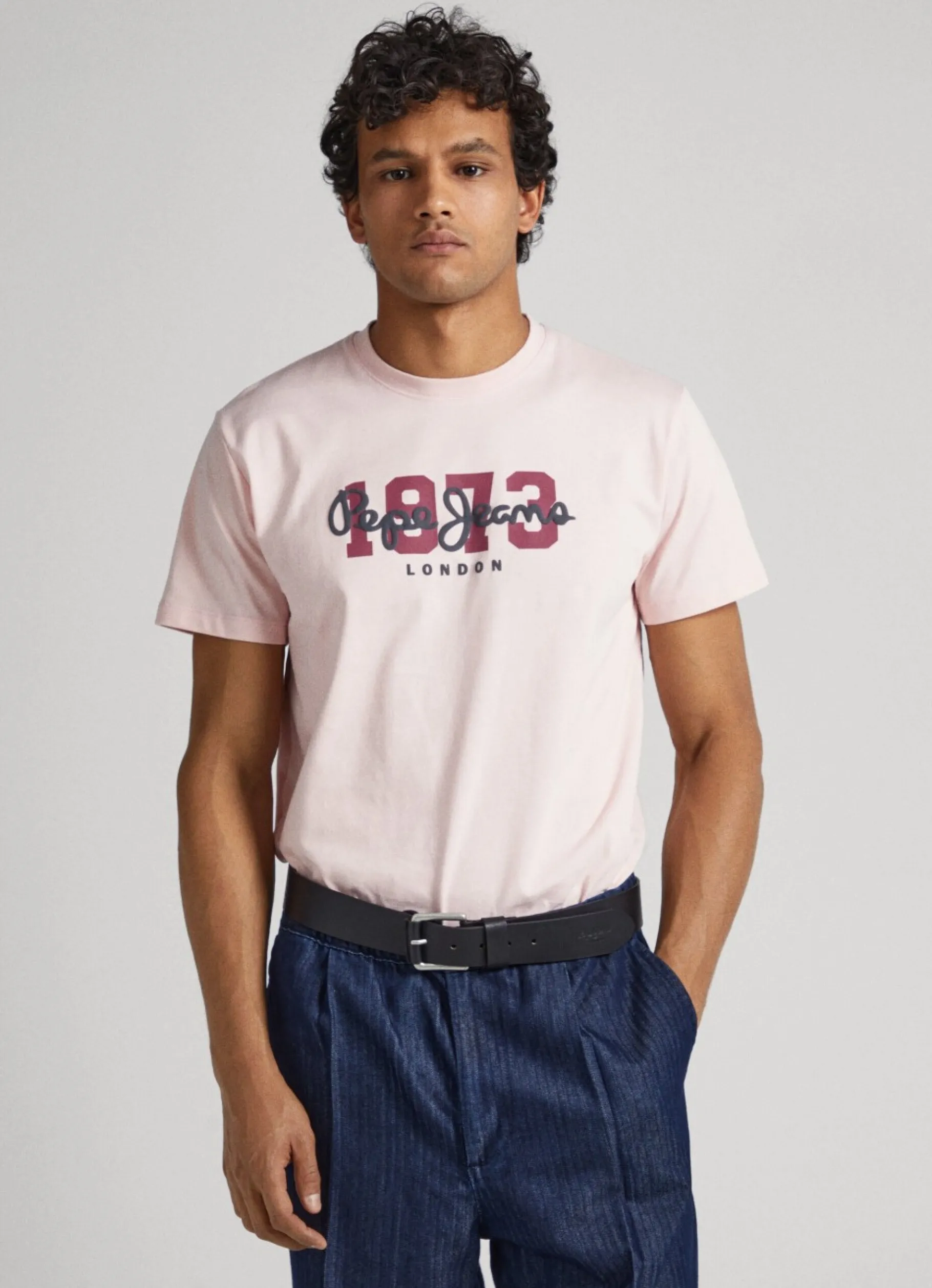 Men Pepe Jeans 1973 Logo T-Shirt