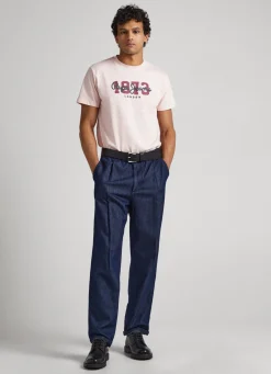 Men Pepe Jeans 1973 Logo T-Shirt