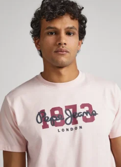 Men Pepe Jeans 1973 Logo T-Shirt