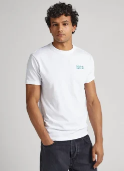 Men Pepe Jeans 1973 Logo T-Shirt