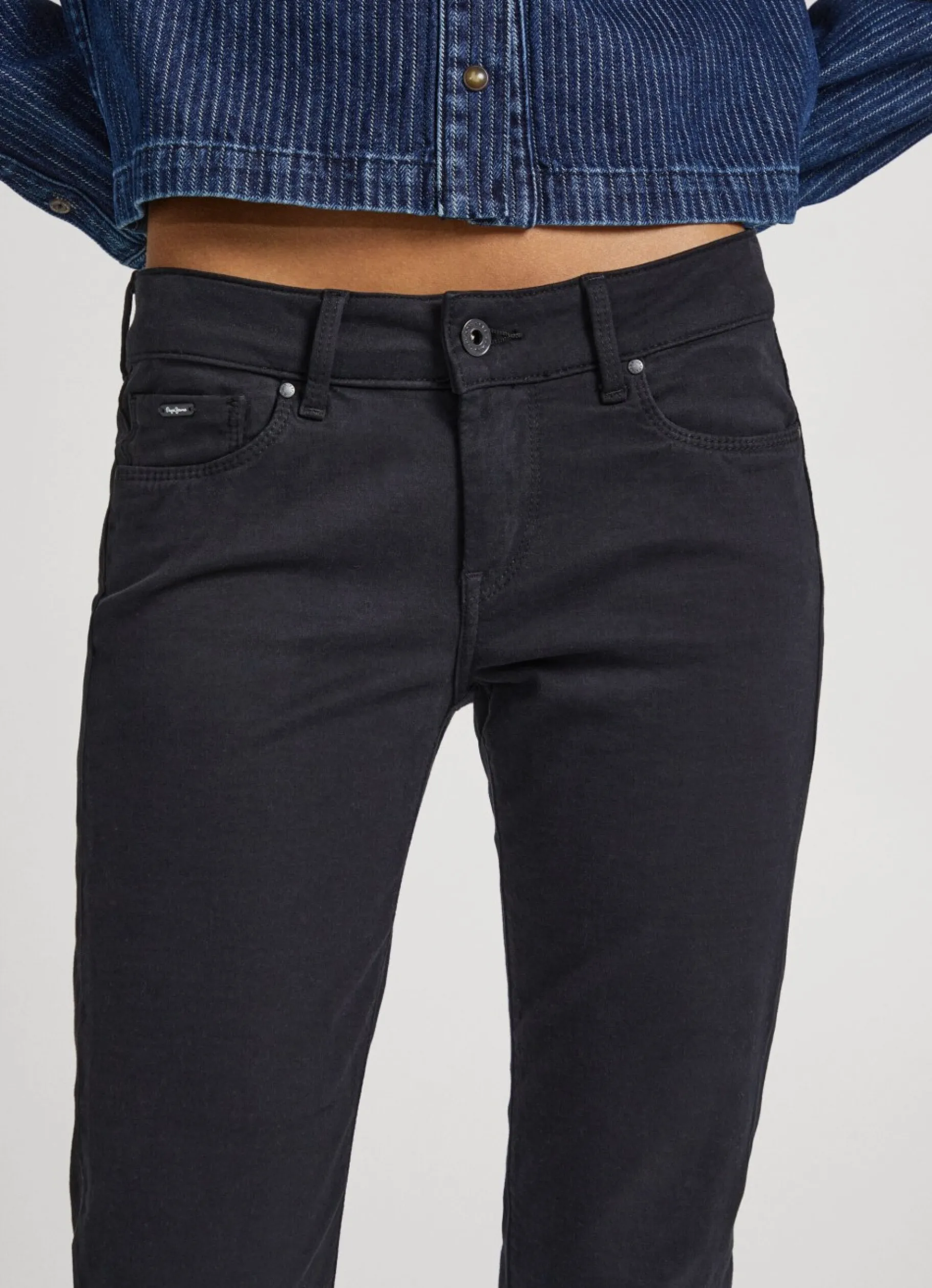 Women Pepe Jeans 5 Pocket Skinny Fit Trousers