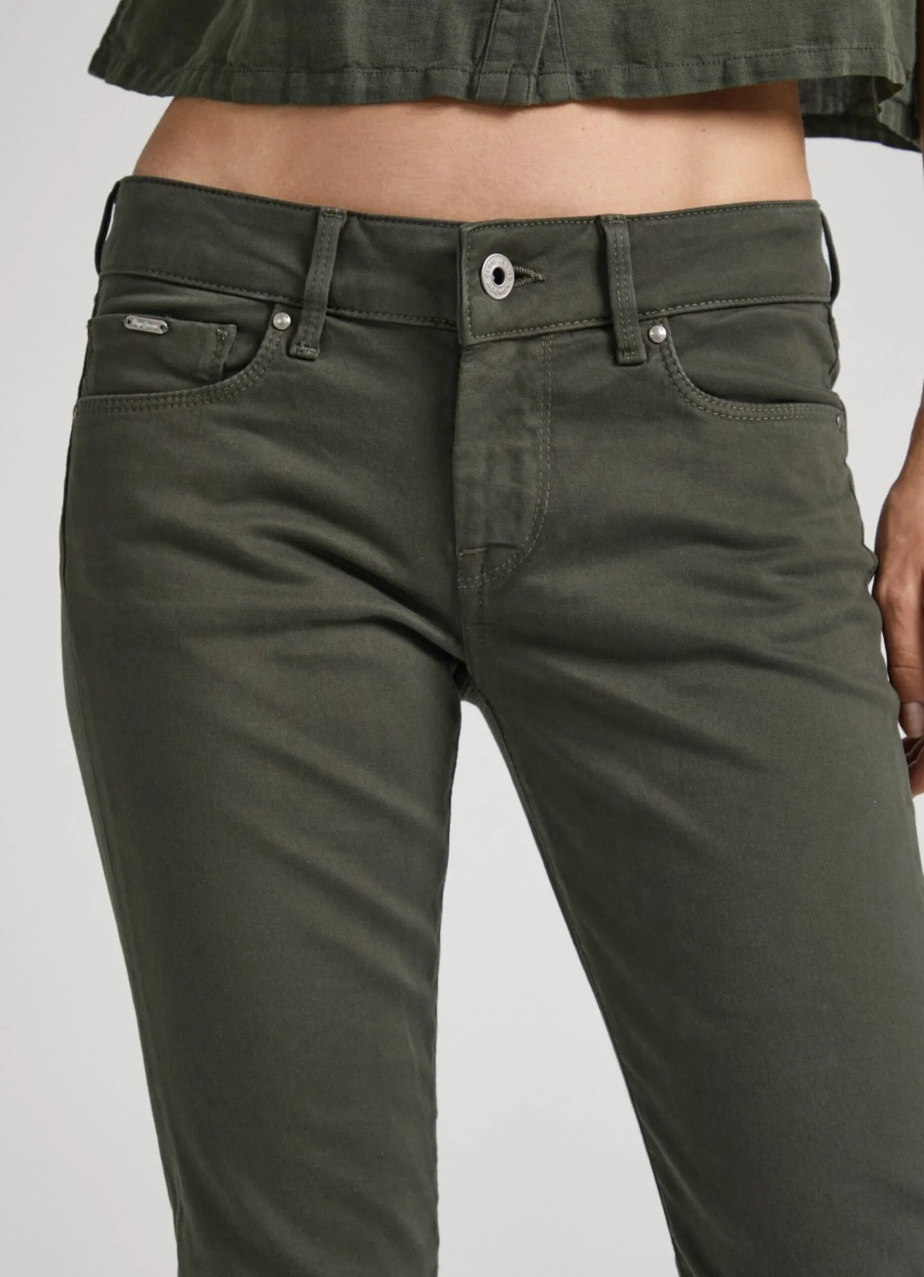 Women Pepe Jeans 5 Pocket Skinny Fit Trousers