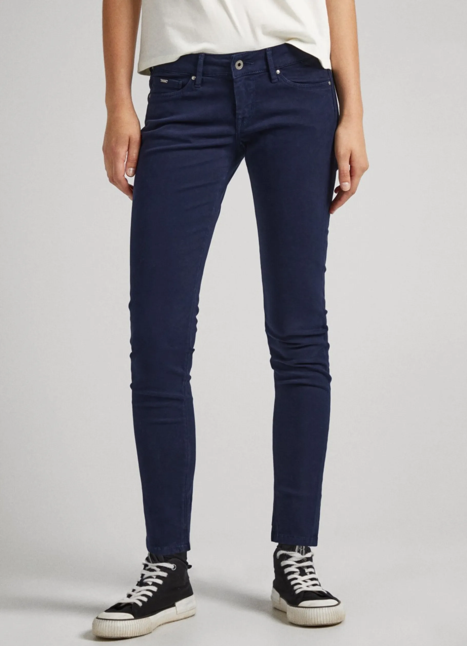 Women Pepe Jeans 5 Pocket Skinny Fit Trousers