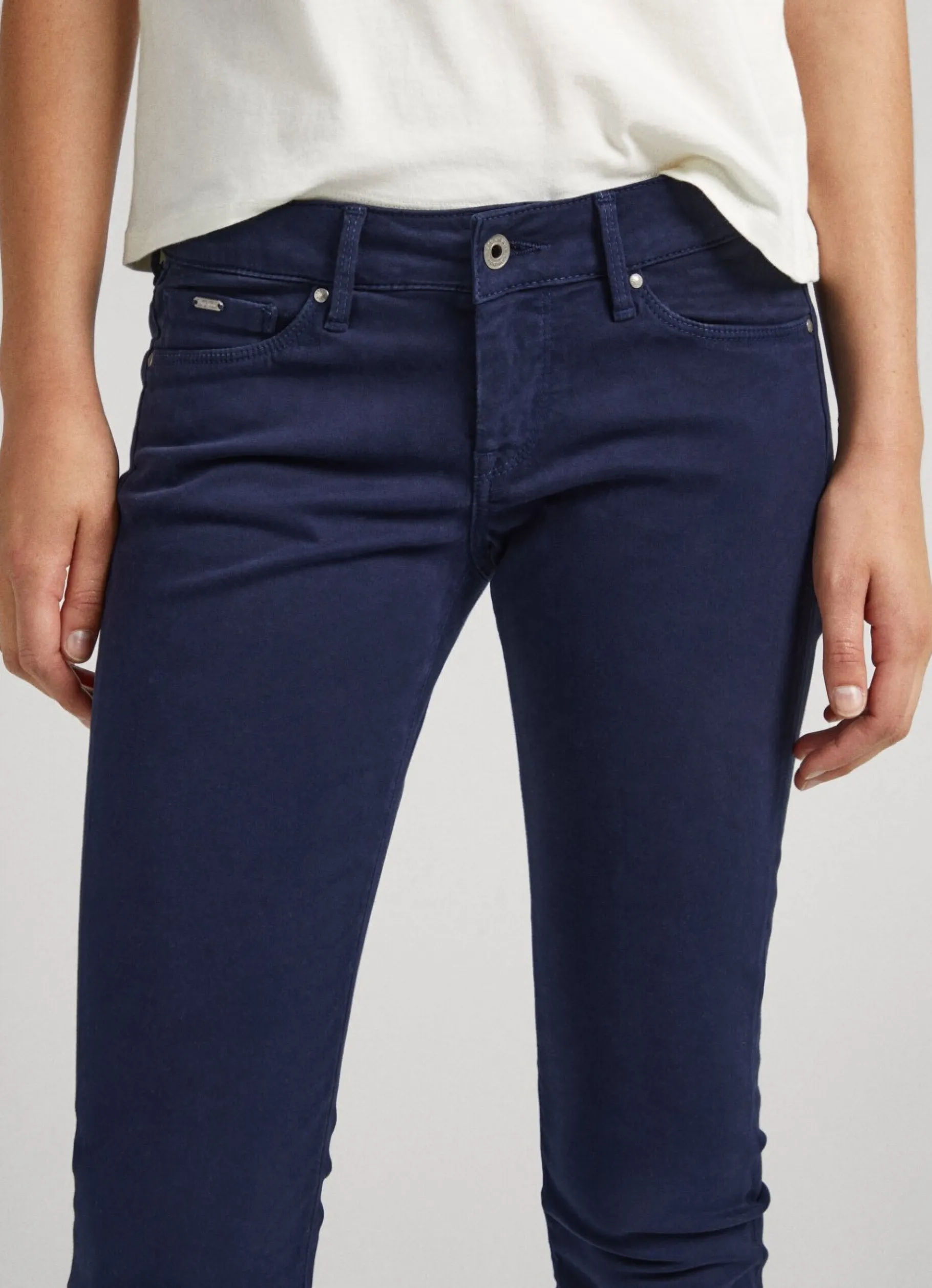 Women Pepe Jeans 5 Pocket Skinny Fit Trousers