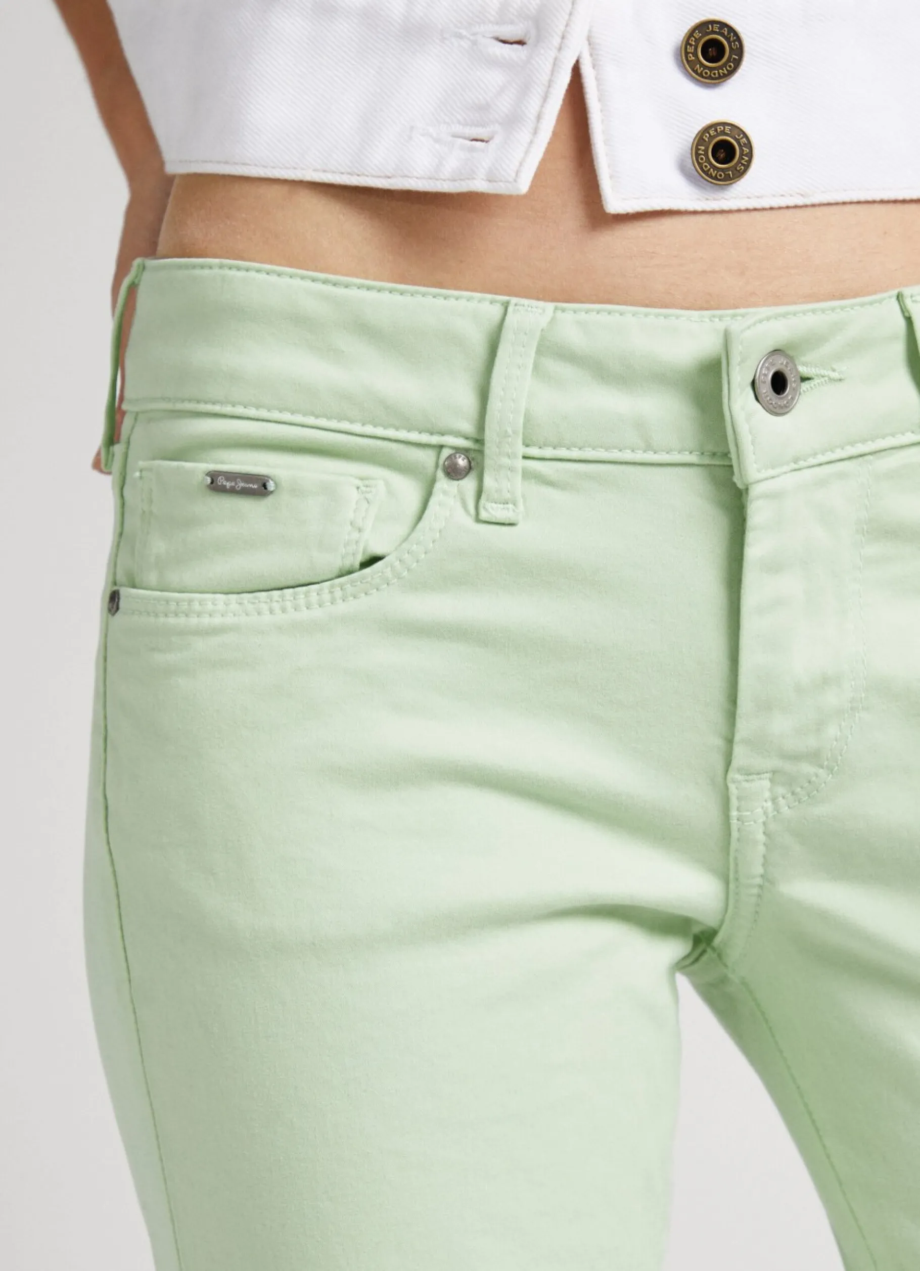 Women Pepe Jeans 5 Pocket Skinny Fit Trousers