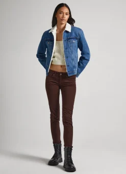 Women Pepe Jeans 5 Pocket Skinny Fit Trousers