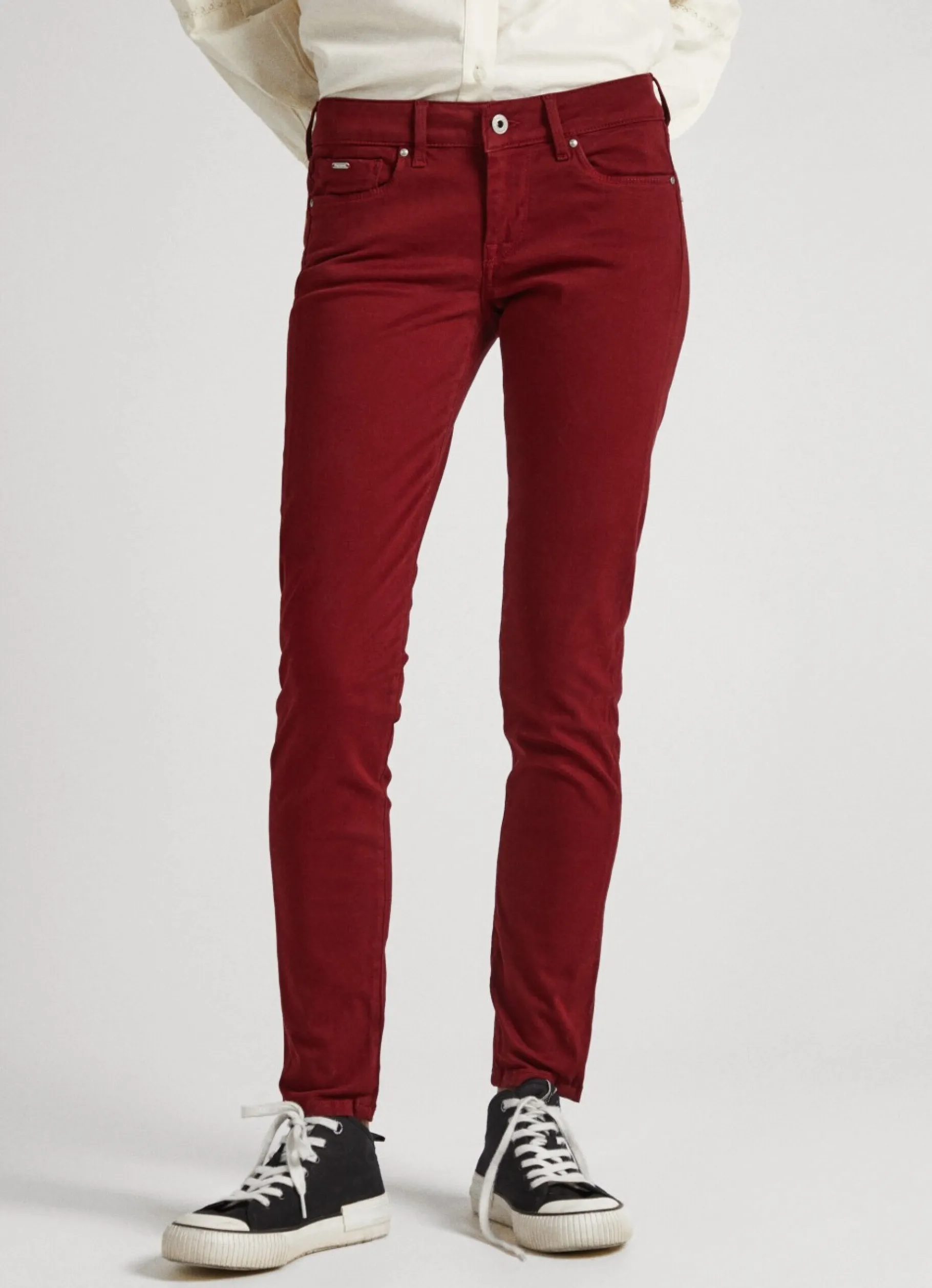 Women Pepe Jeans 5 Pocket Skinny Fit Trousers