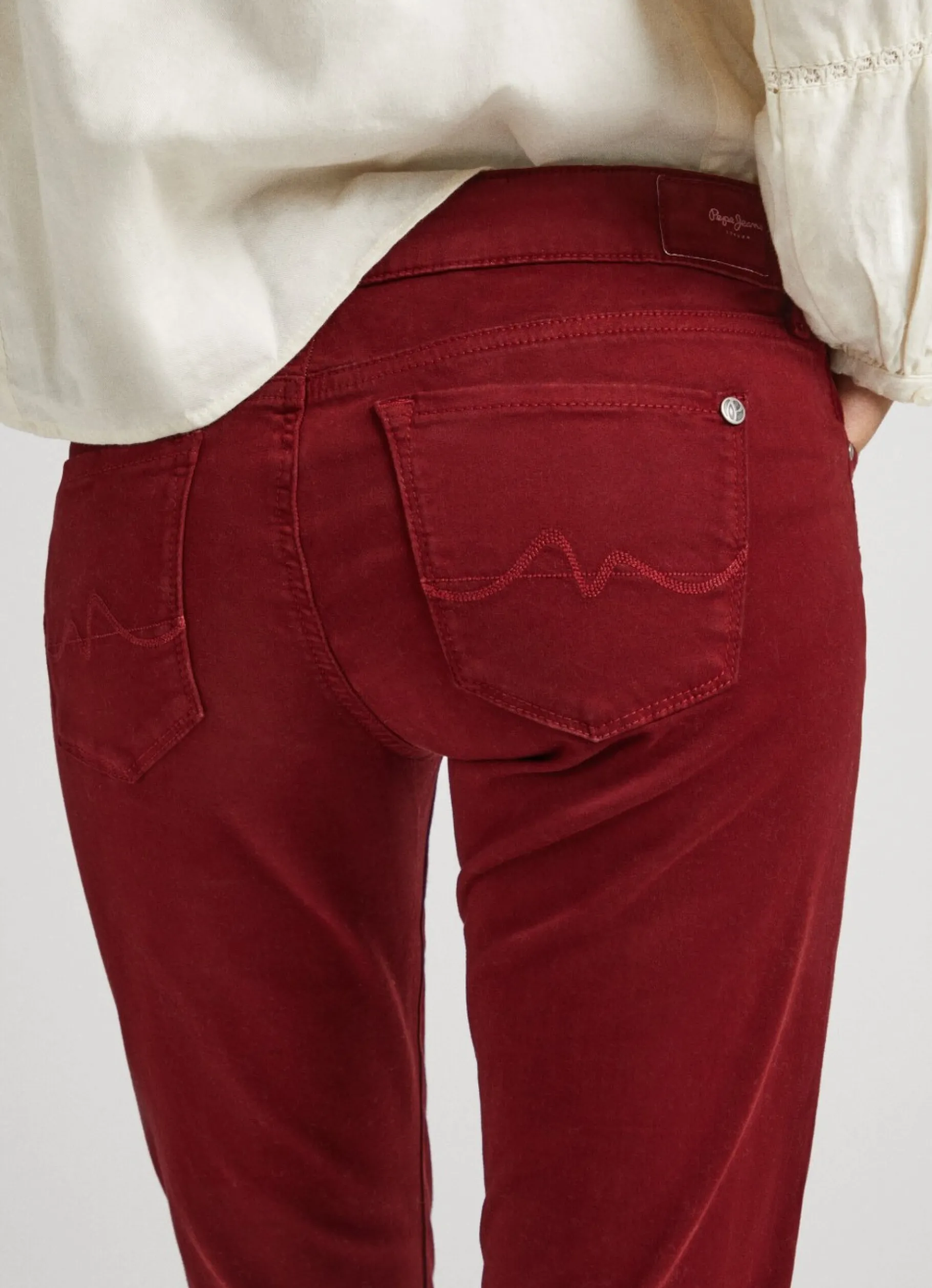 Women Pepe Jeans 5 Pocket Skinny Fit Trousers