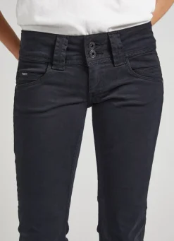 Women Pepe Jeans 5 Pocket Straight Fit Trousers