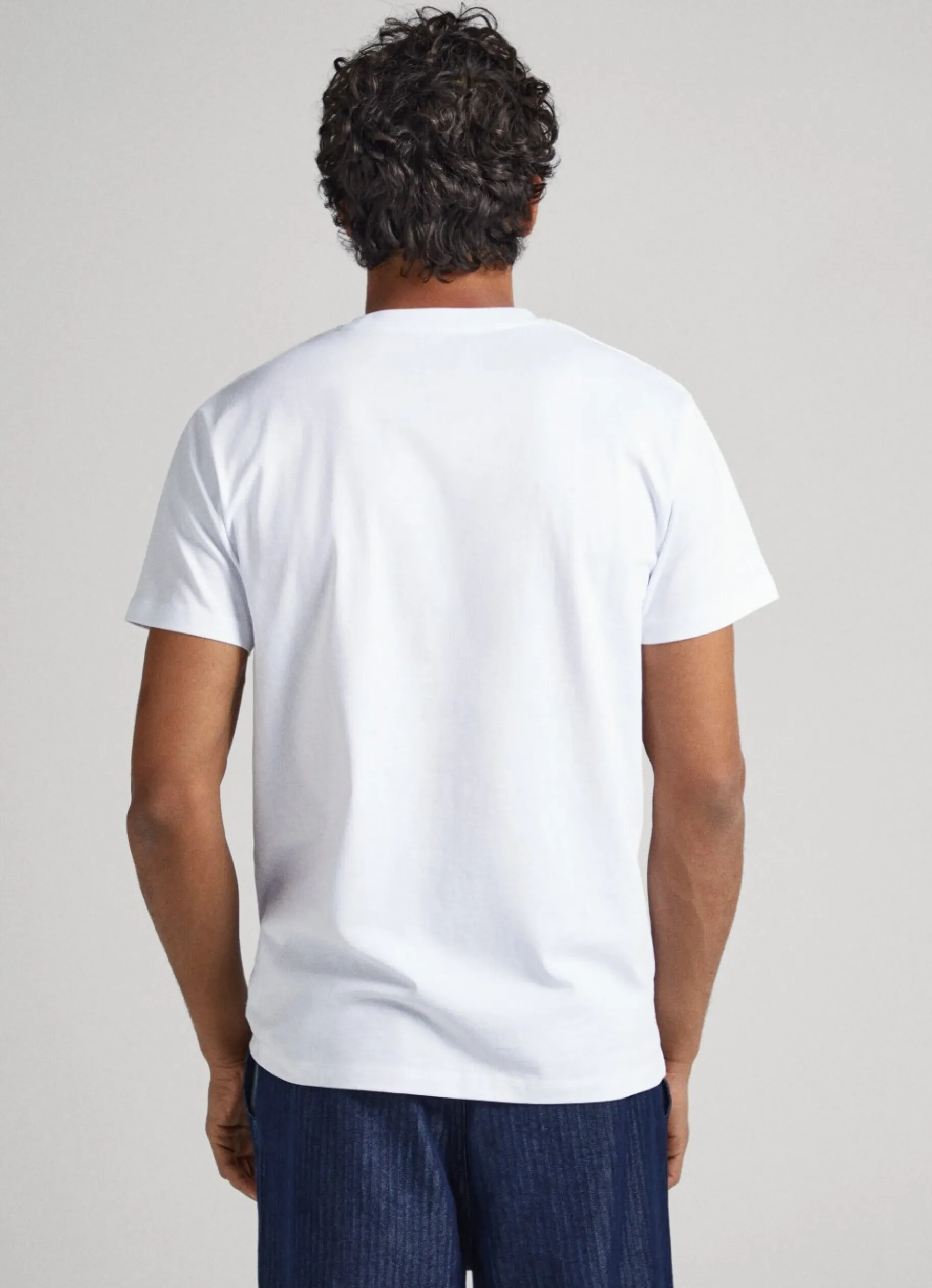 Men Pepe Jeans 1973 Printed Logo T-Shirt
