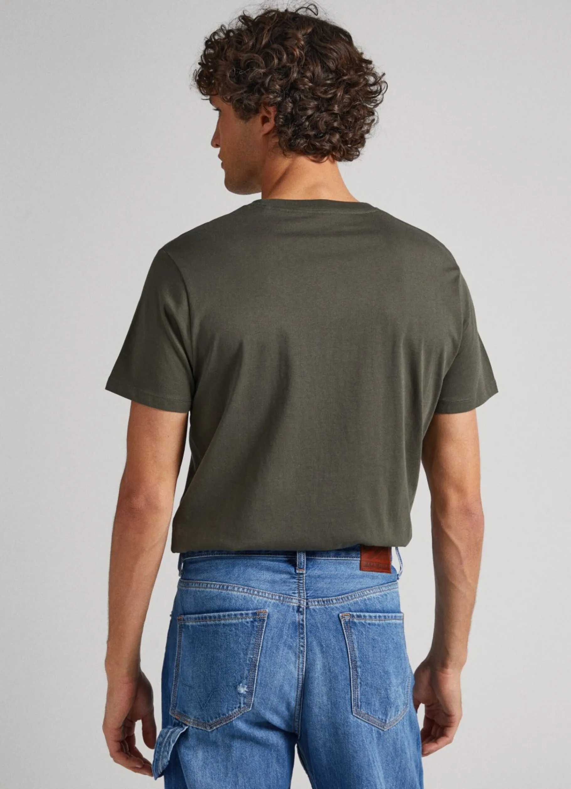 Men Pepe Jeans 1973 Printed Logo T-Shirt