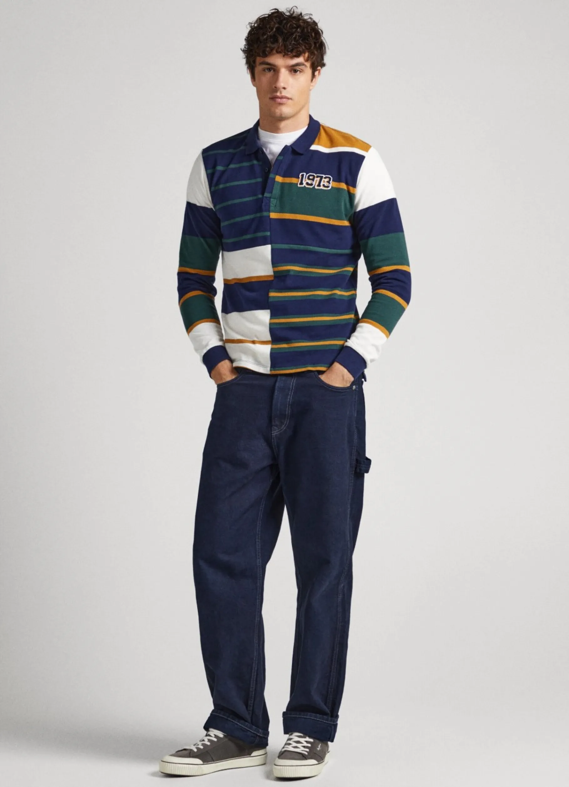 Men Pepe Jeans 1973 Rugby Polo Shirt