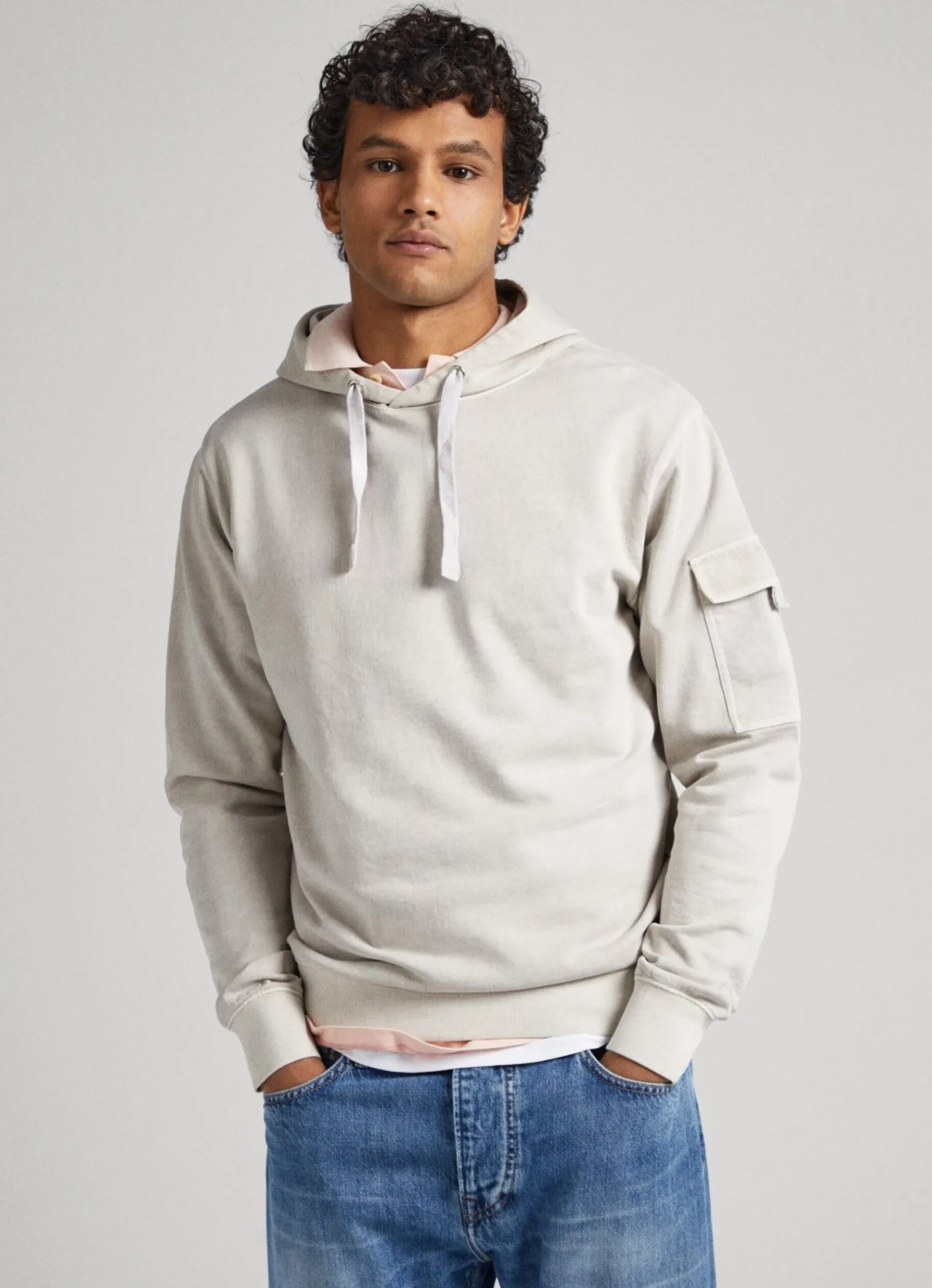 Men Pepe Jeans Adjustable Hoodie
