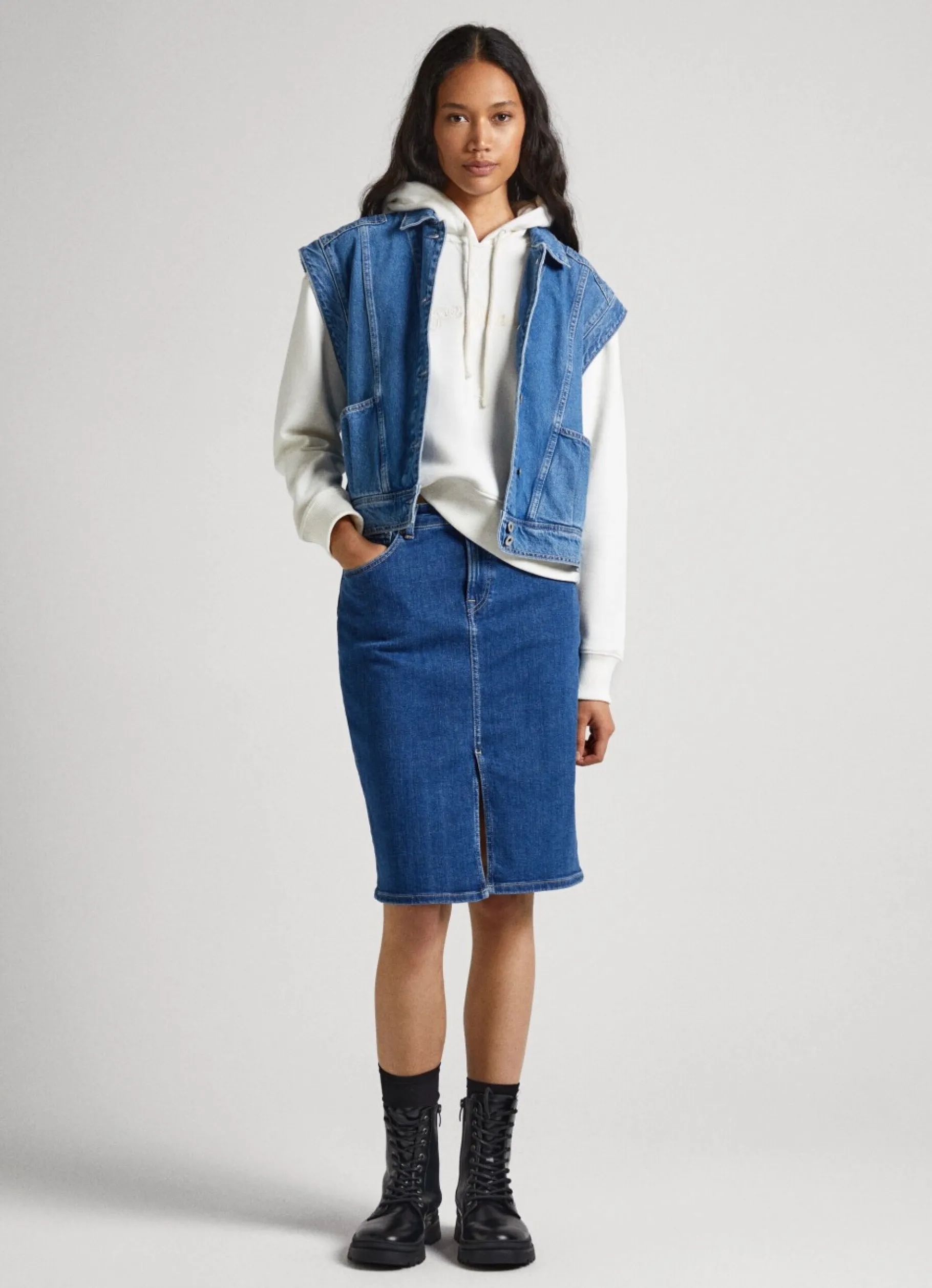 Women Pepe Jeans Adjustable Hoodie