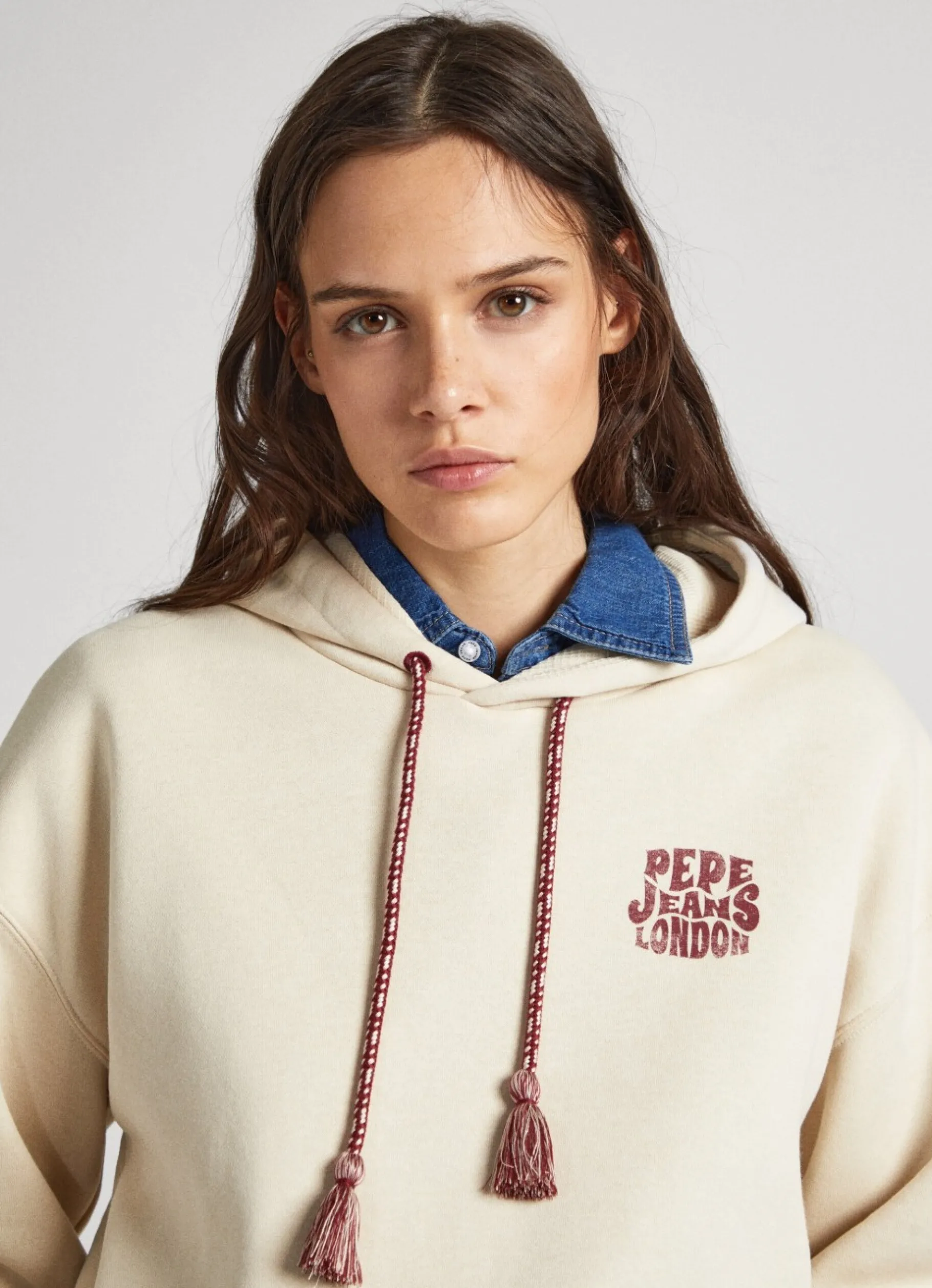 Women Pepe Jeans Adjustable Hoodie