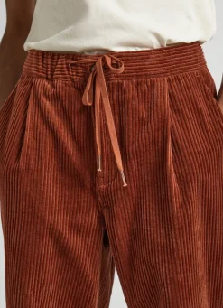 Men Pepe Jeans Alban Loose Fit Corduroy Trousers