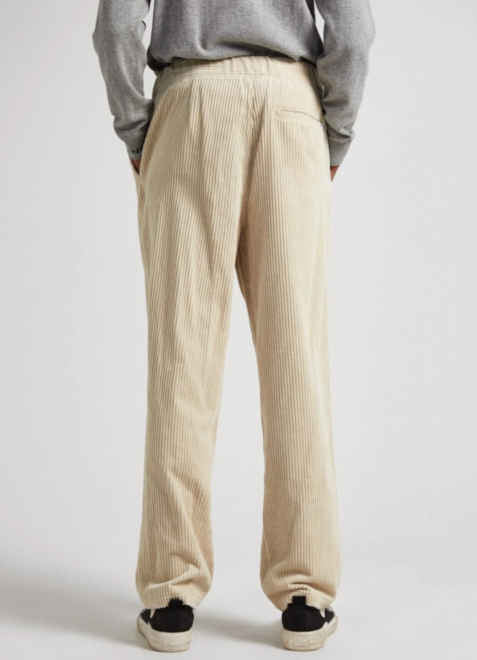 Men Pepe Jeans Alban Loose Fit Corduroy Trousers