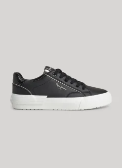 Women Pepe Jeans Allen Low Basic Trainers