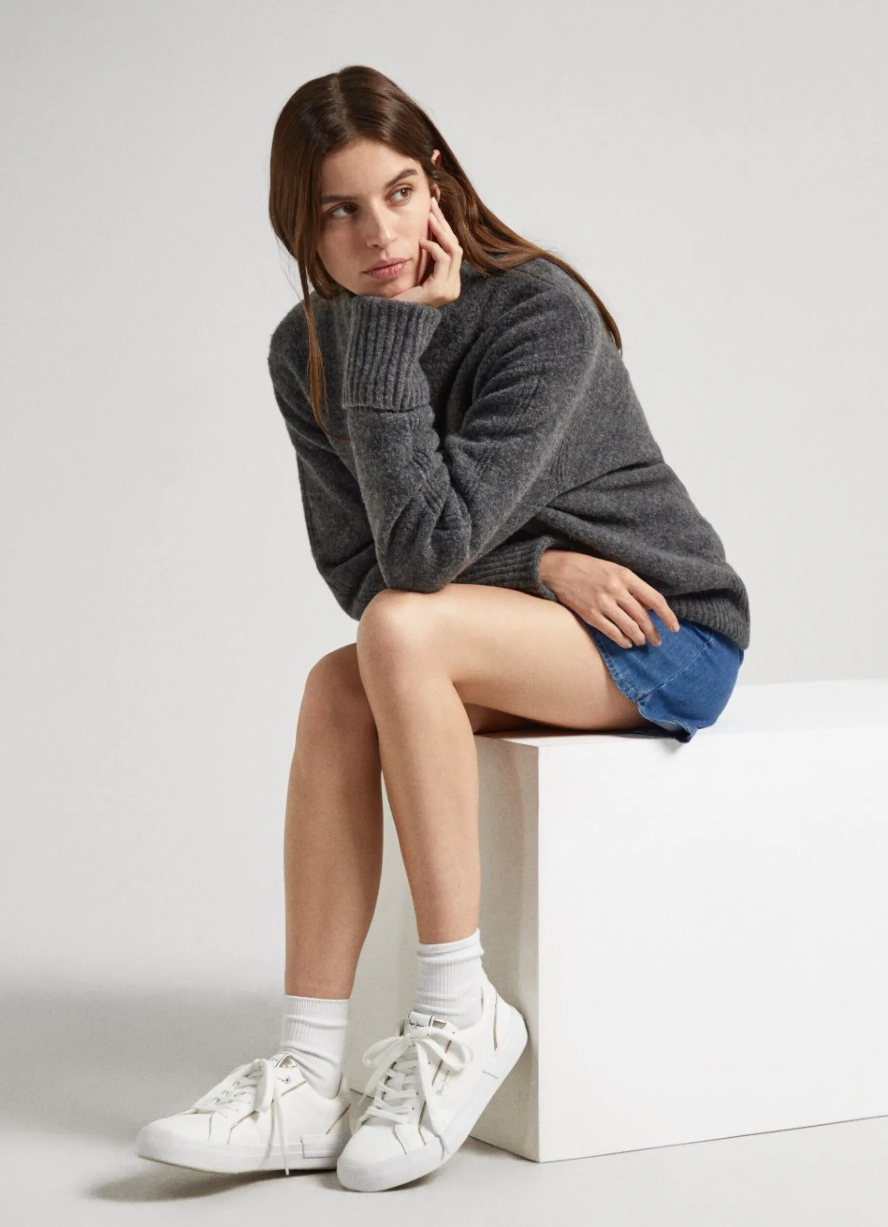 Women Pepe Jeans Allen Low Basic Trainers