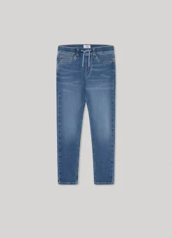 Boy Pepe Jeans Archie Relaxed Fit Regular-Rise Jeans