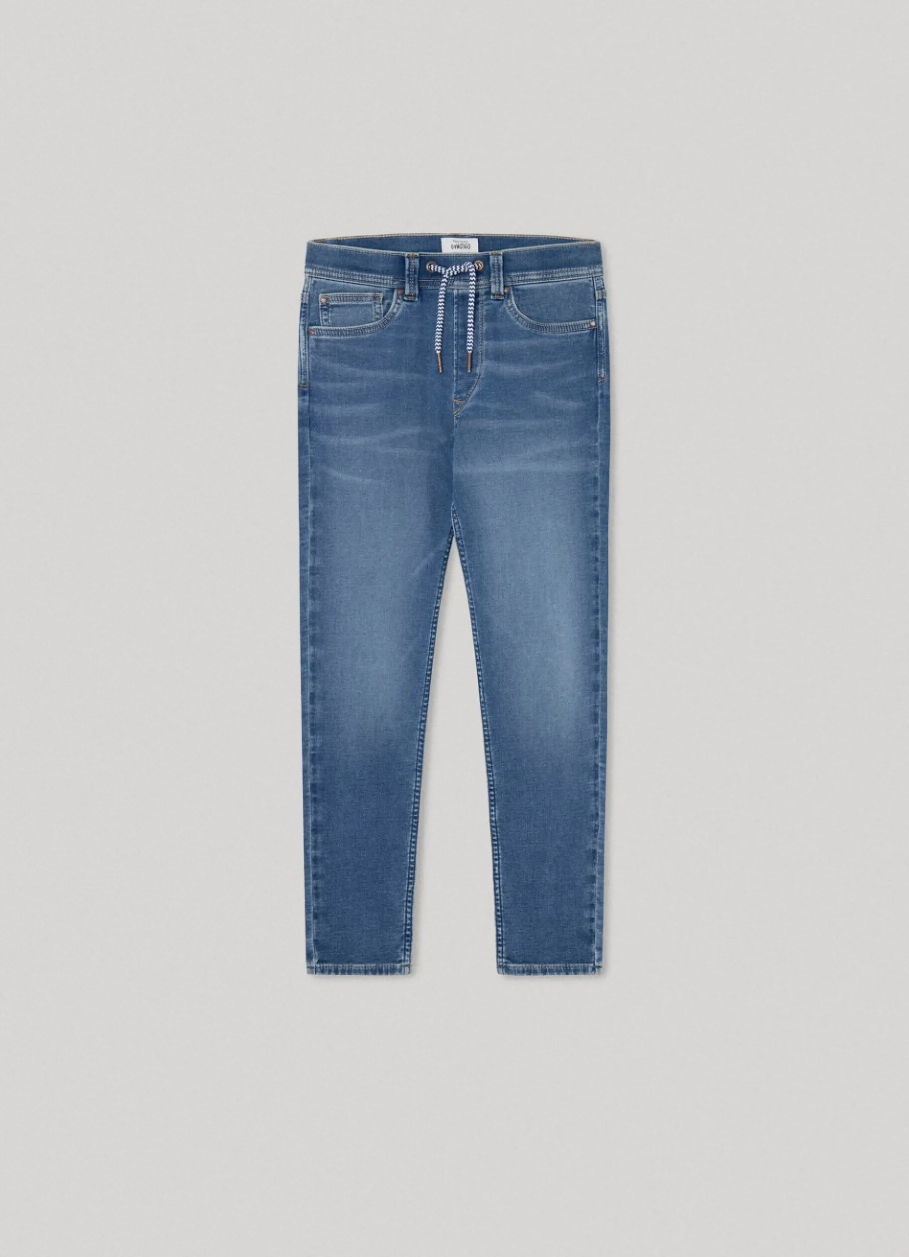 Boy Pepe Jeans Archie Relaxed Fit Regular-Rise Jeans