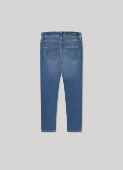 Boy Pepe Jeans Archie Relaxed Fit Regular-Rise Jeans