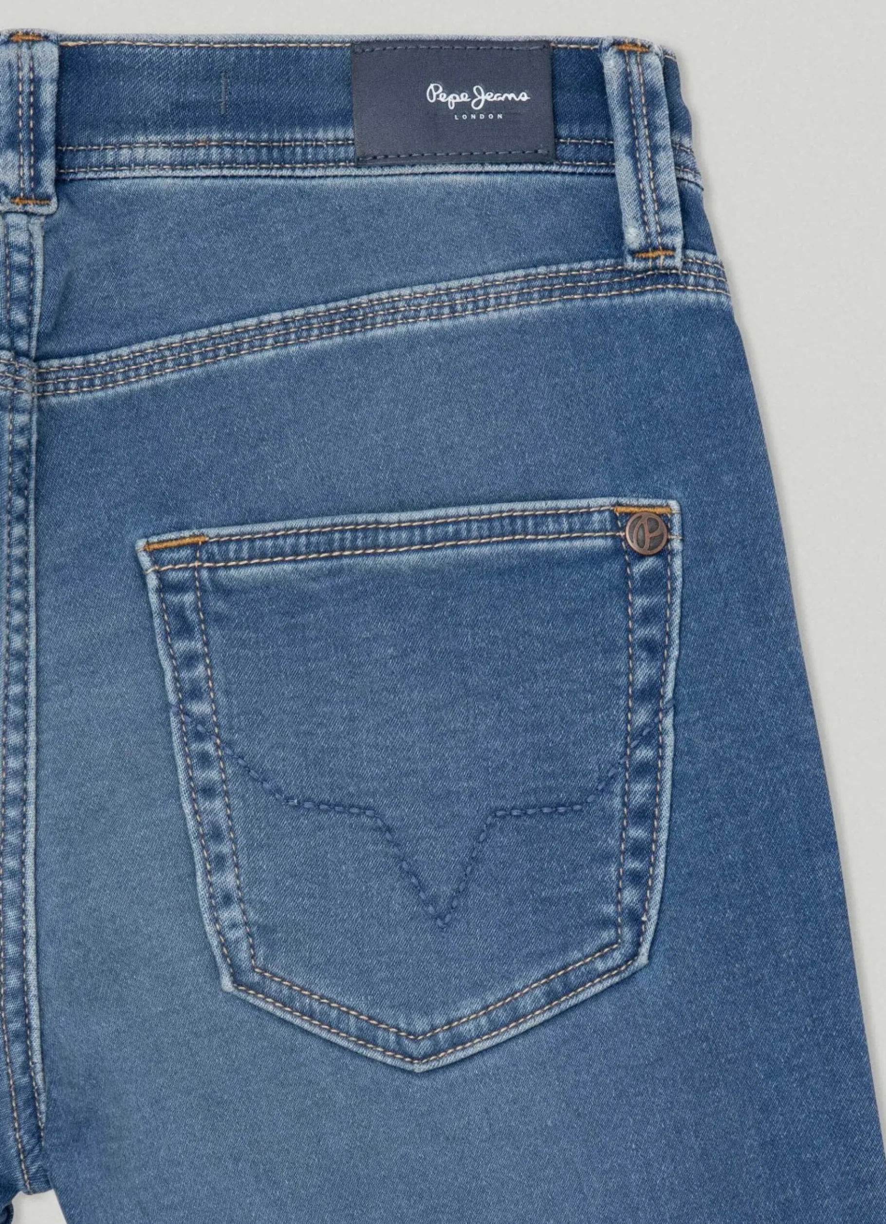 Boy Pepe Jeans Archie Relaxed Fit Regular-Rise Jeans