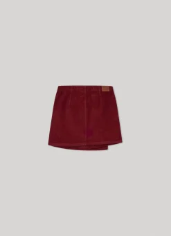 Girl Pepe Jeans Asymmetrical Corduroy Skirt