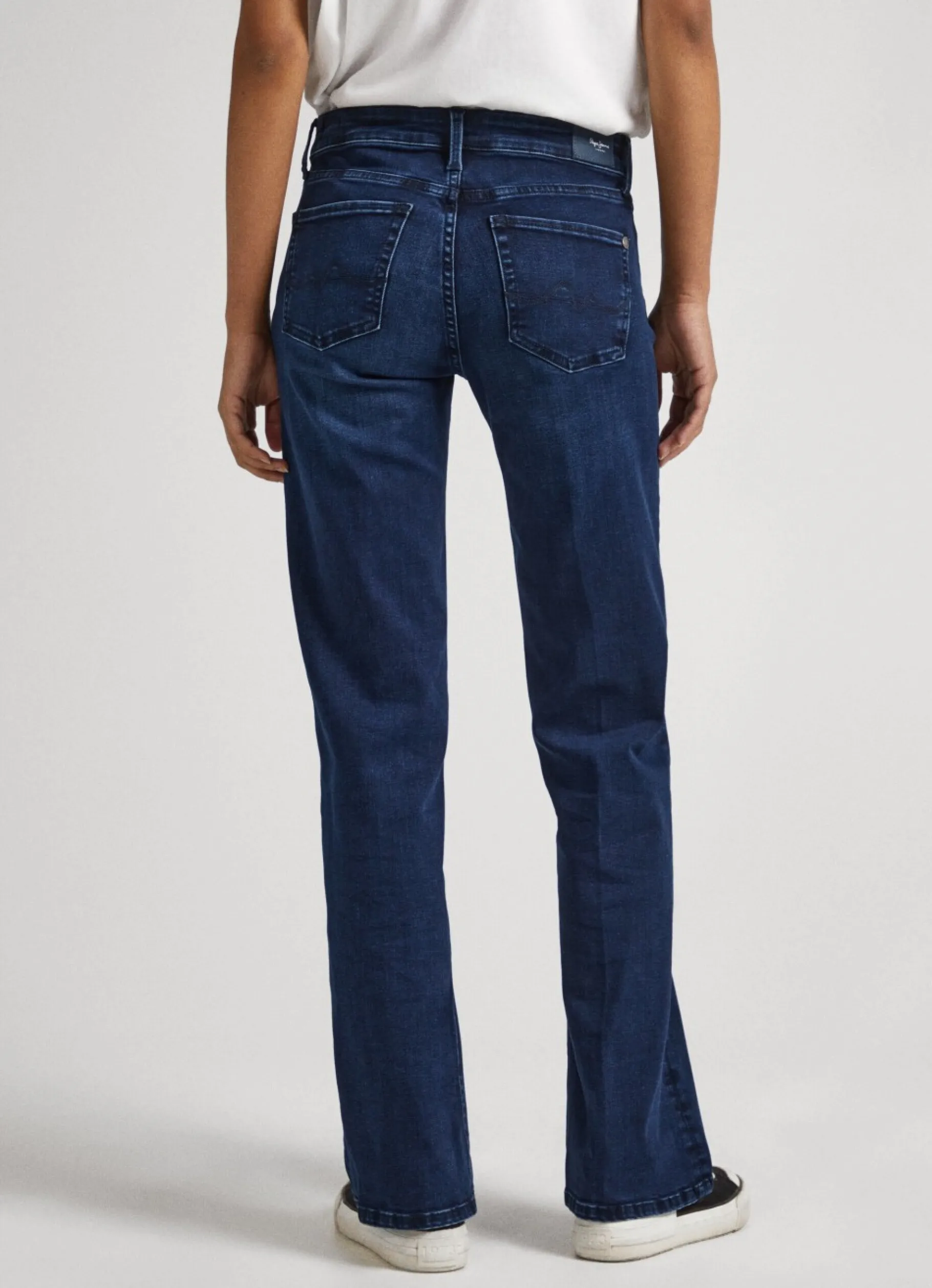 Women Pepe Jeans Aubrey Slim Fit Mid-Rise Jeans