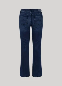 Women Pepe Jeans Aubrey Slim Fit Mid-Rise Jeans