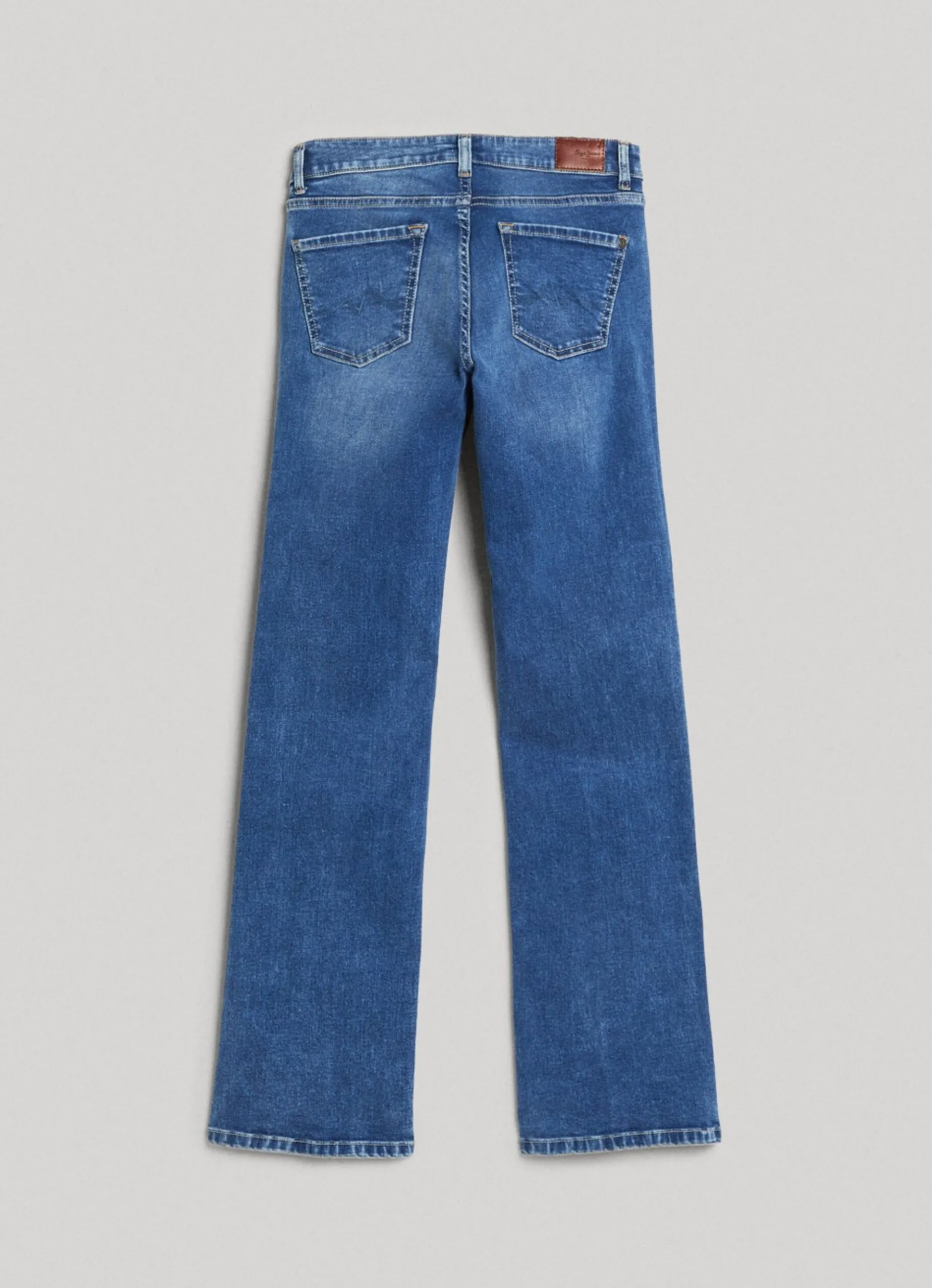 Women Pepe Jeans Aubrey Slim Fit Mid-Rise Jeans