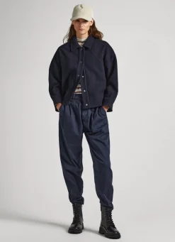 Women Pepe Jeans Balloon Fit Chino Trousers