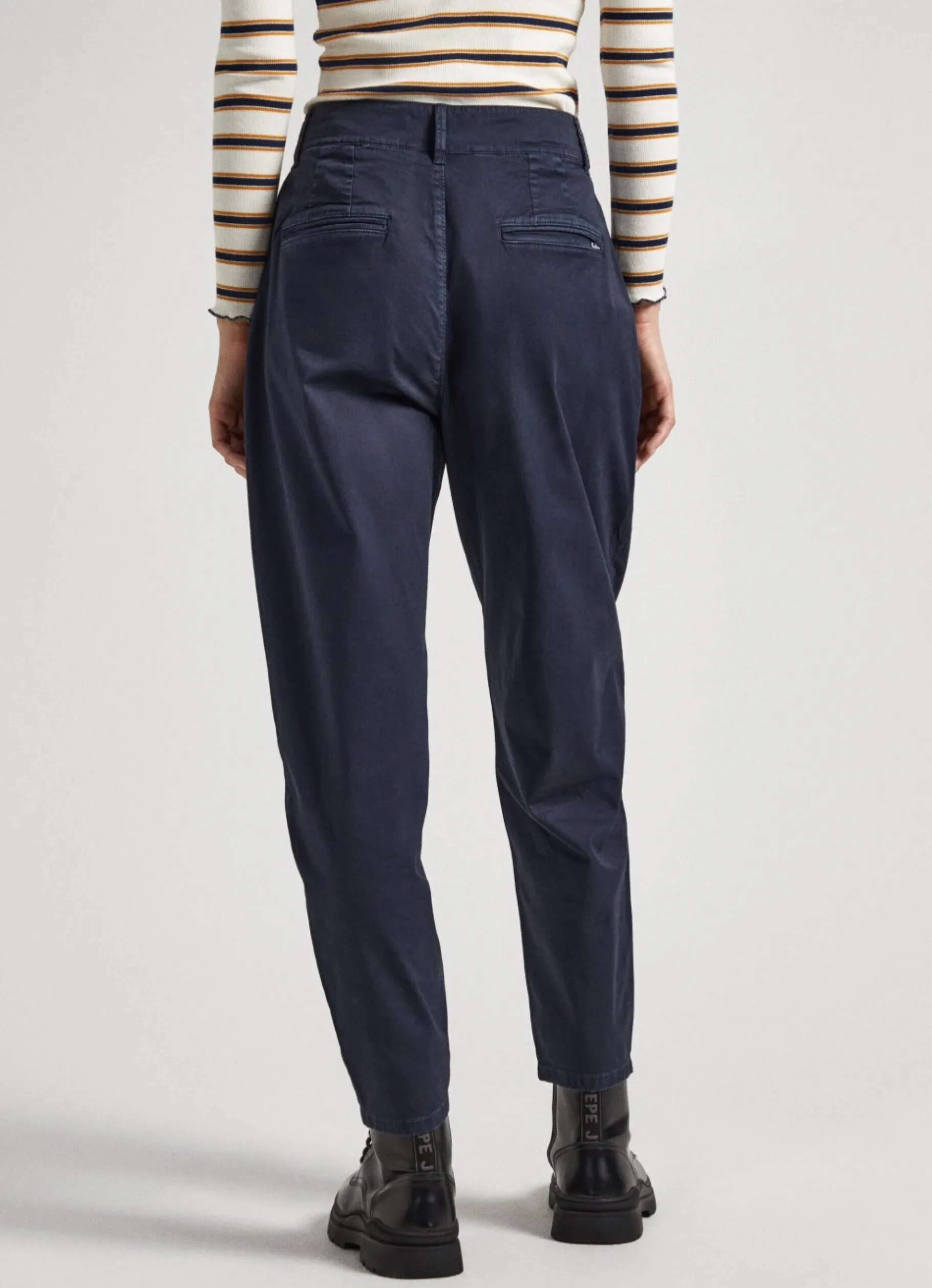 Women Pepe Jeans Balloon Fit Chino Trousers