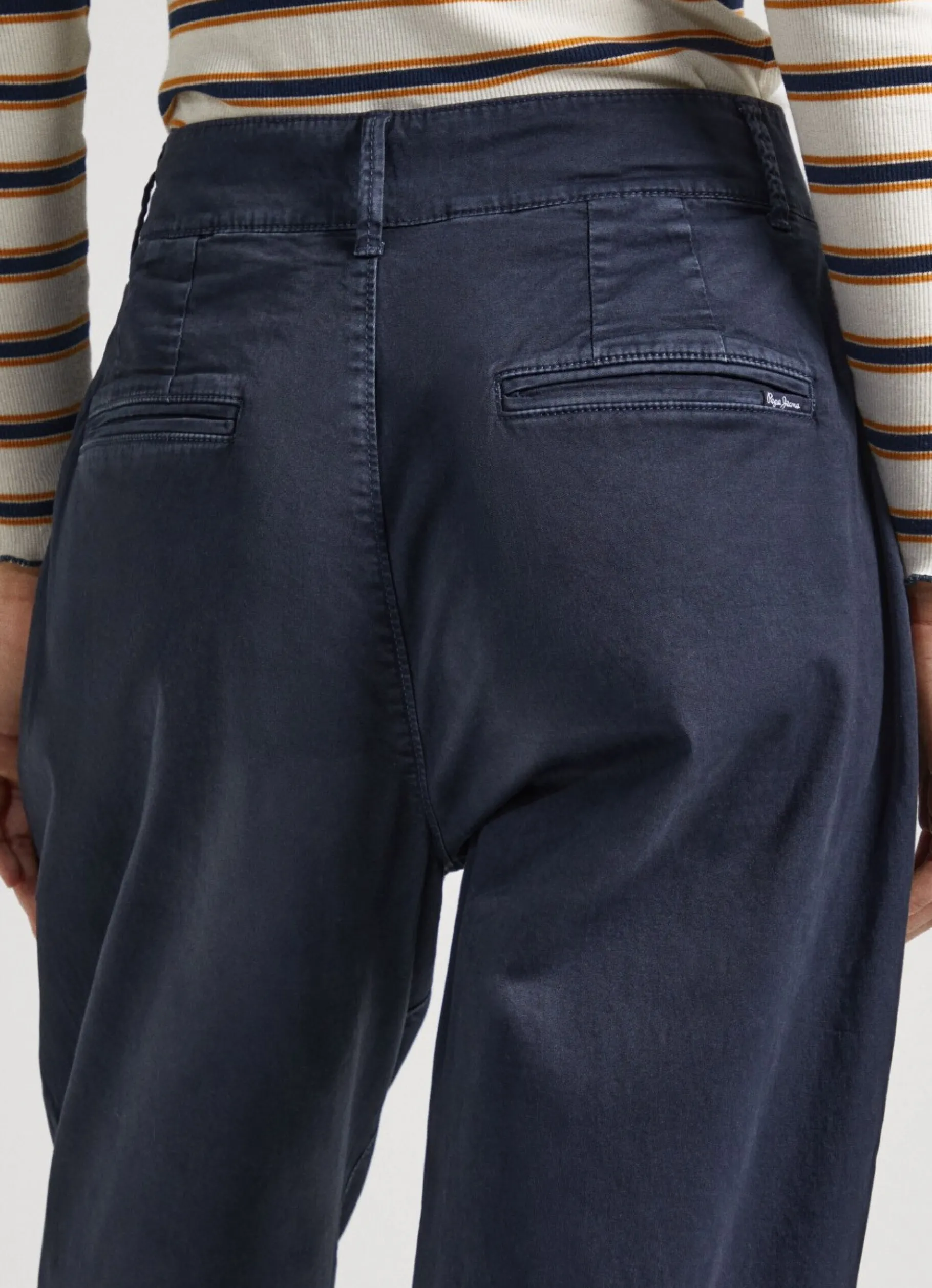 Women Pepe Jeans Balloon Fit Chino Trousers