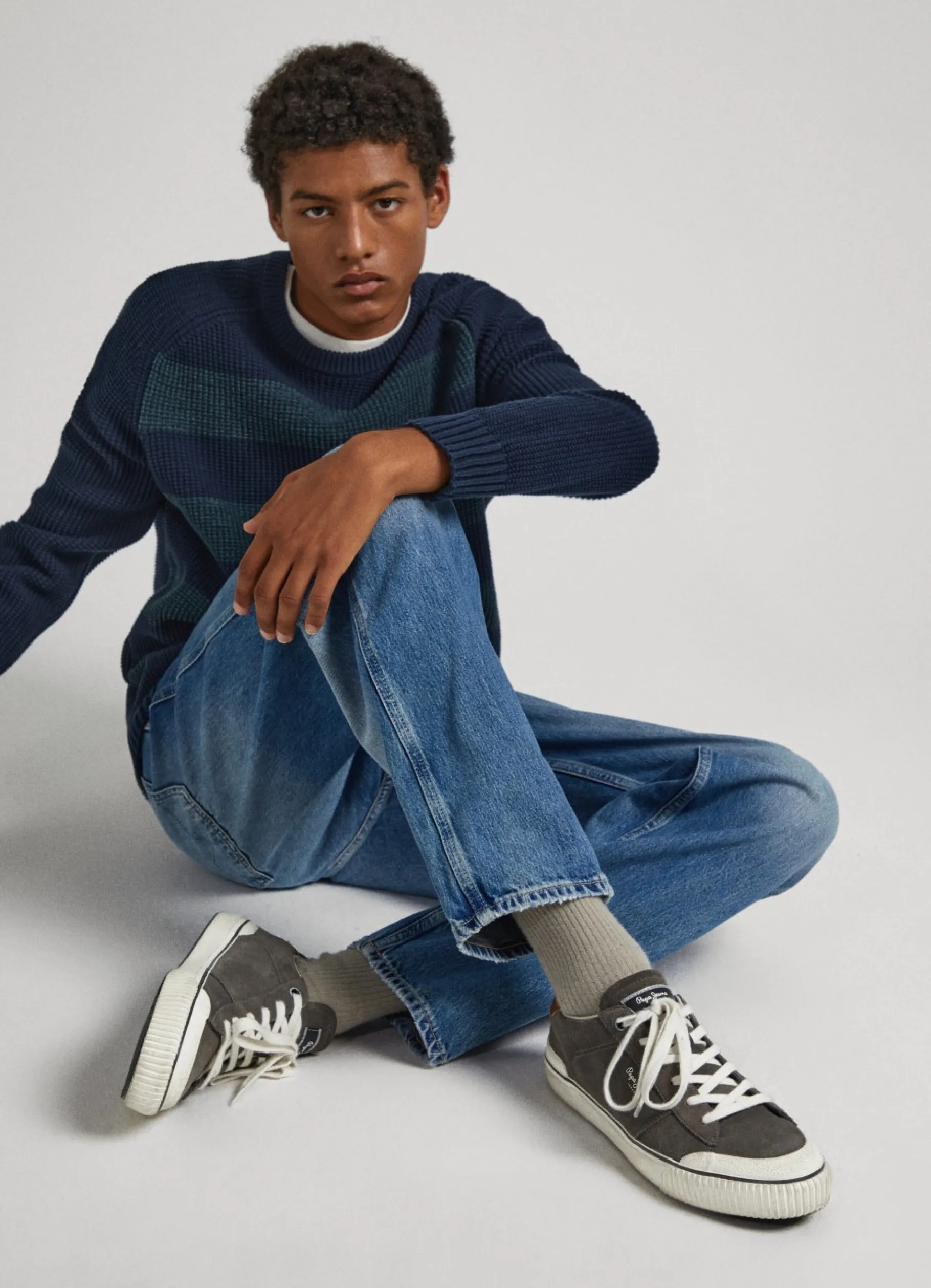 Men Pepe Jeans Ben Overdrive Suede Trainers