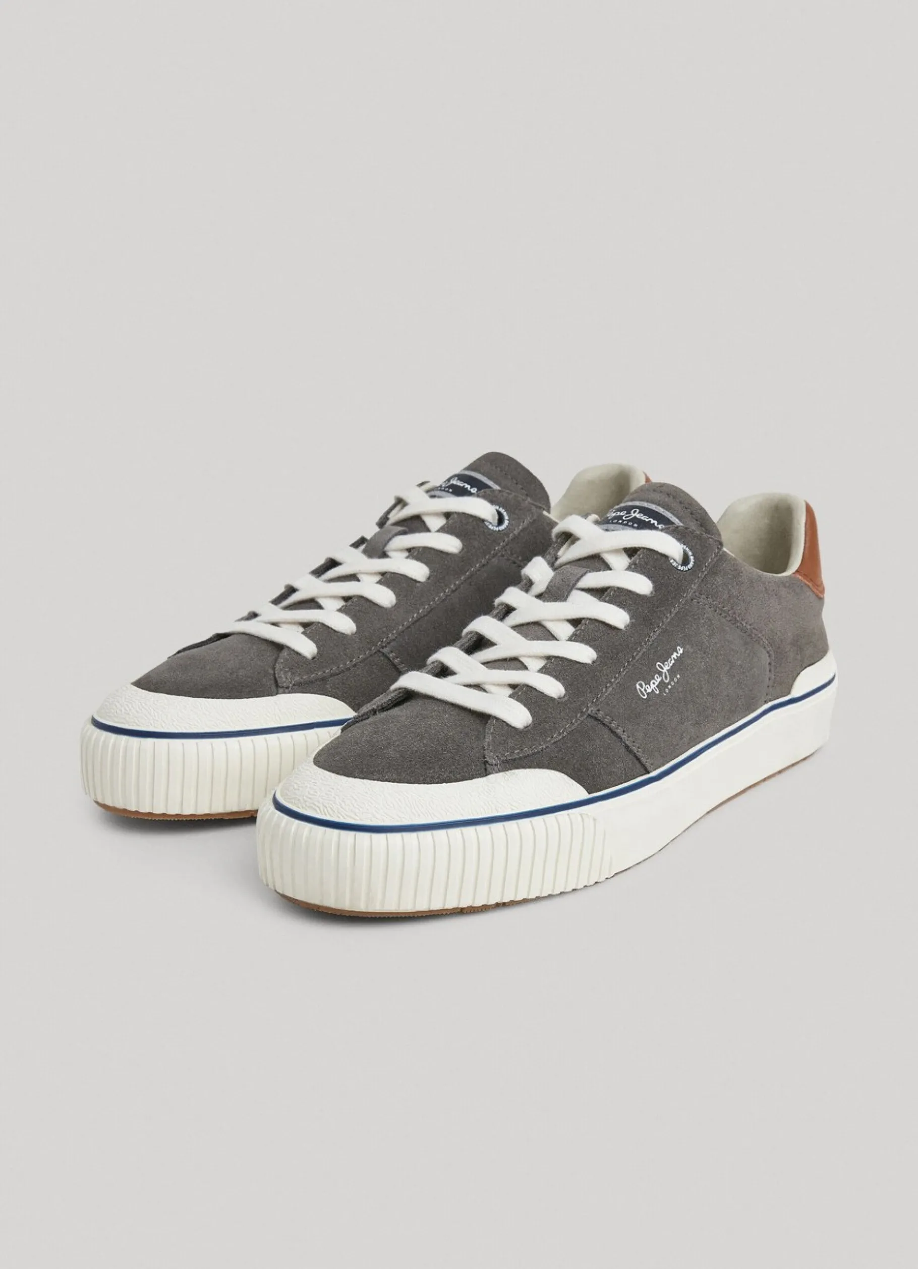 Men Pepe Jeans Ben Overdrive Suede Trainers