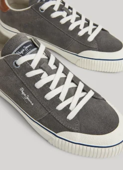 Men Pepe Jeans Ben Overdrive Suede Trainers