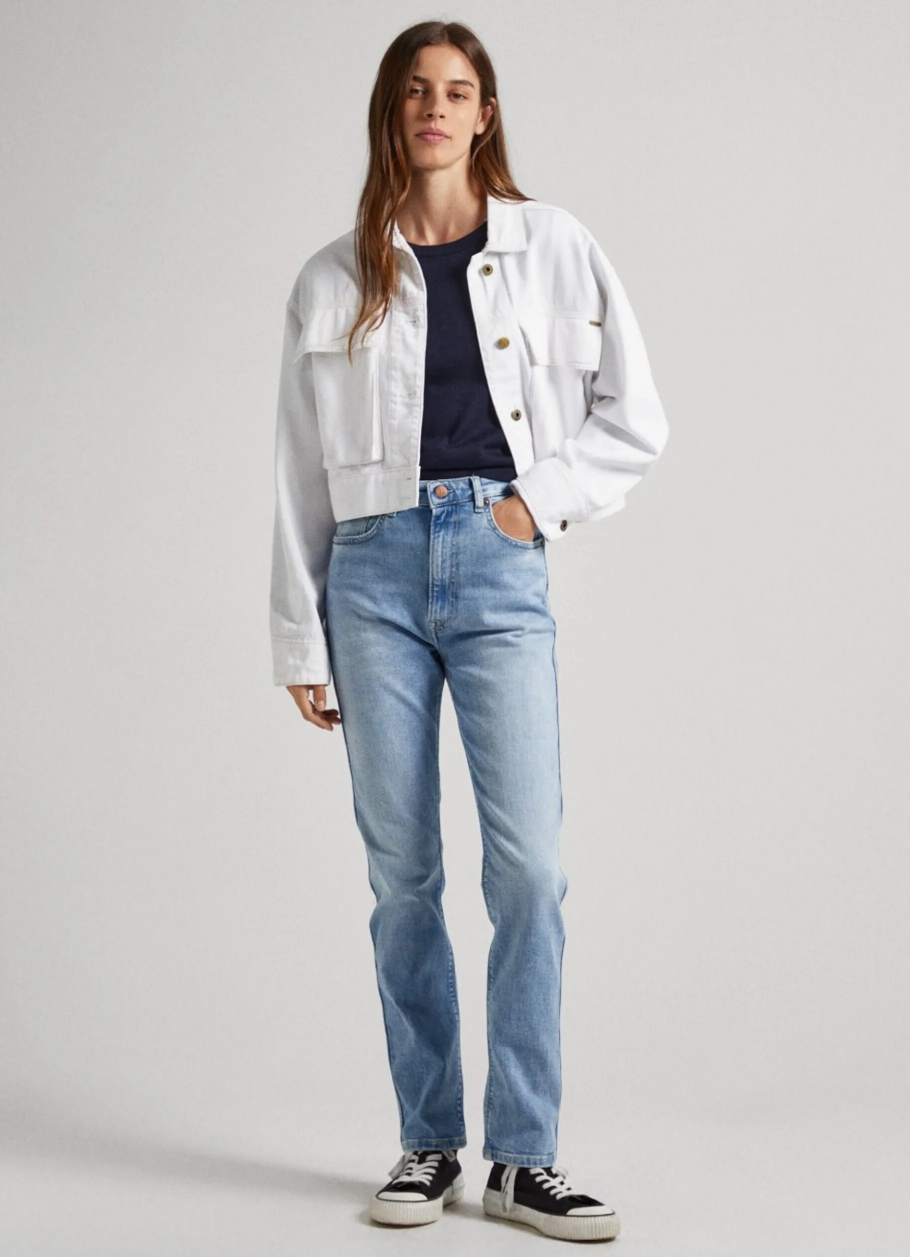 Women Pepe Jeans Betty Slim Fit High-Rise Jeans