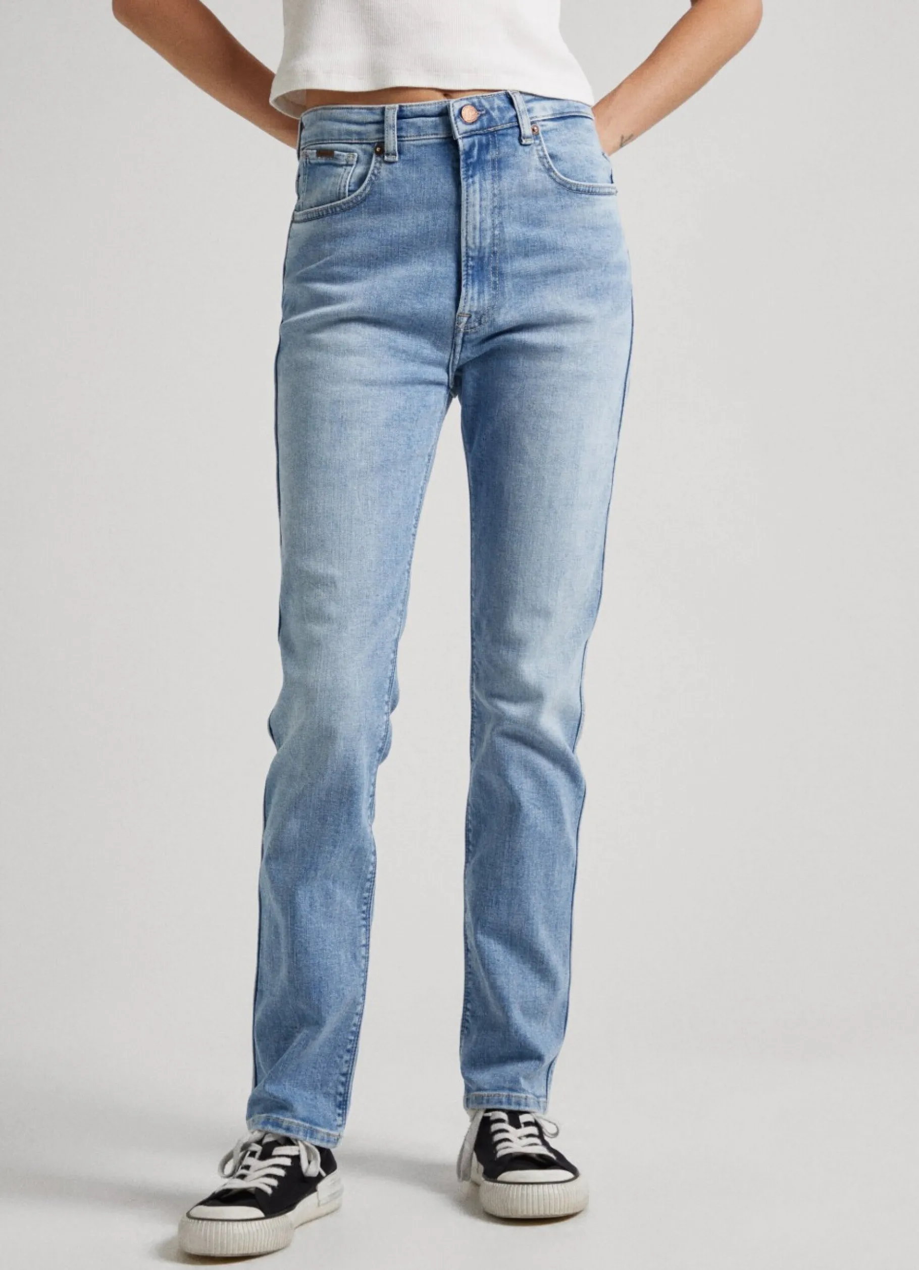 Women Pepe Jeans Betty Slim Fit High-Rise Jeans