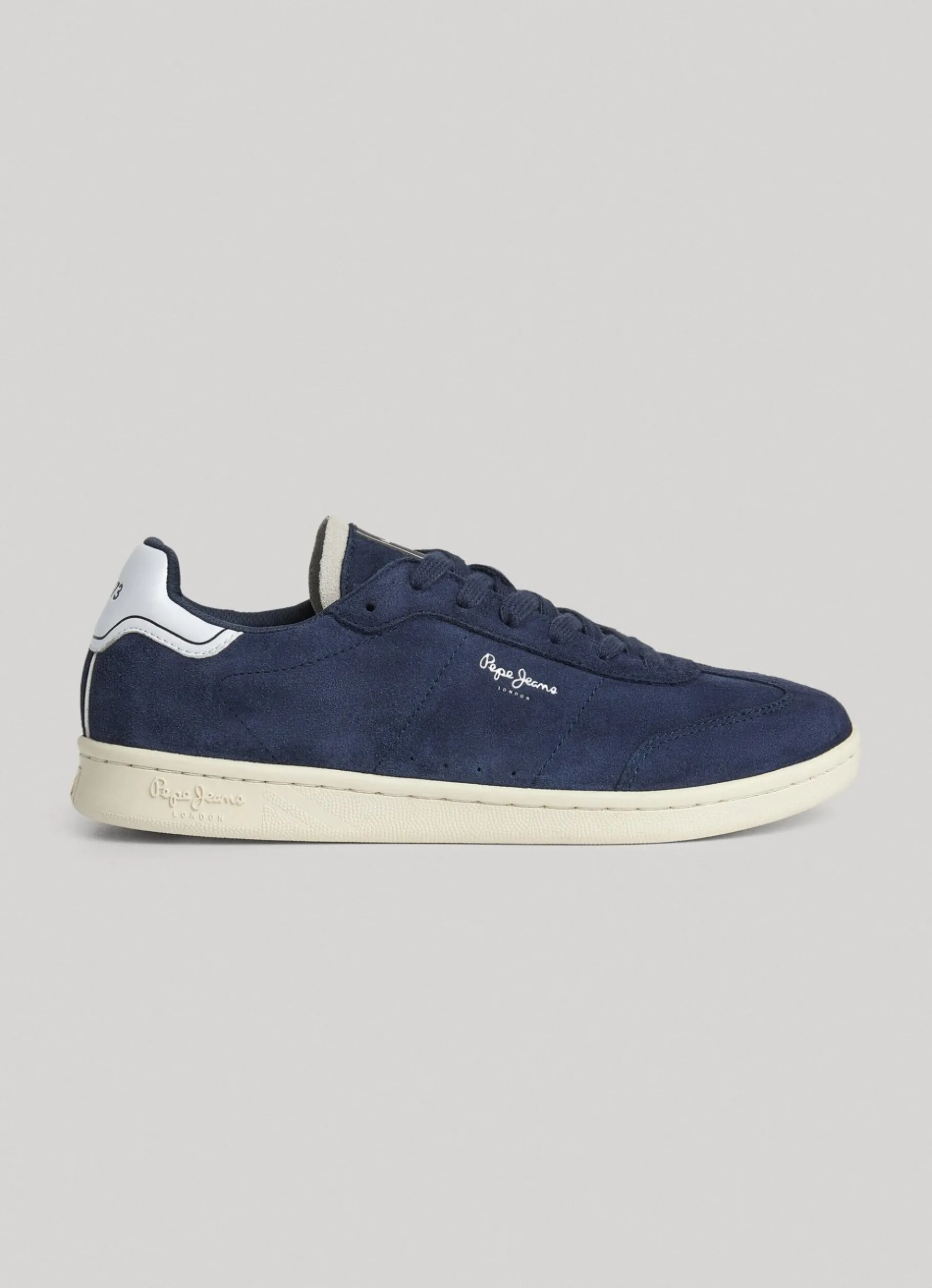 Men Pepe Jeans Bevis Player Suede Trainers