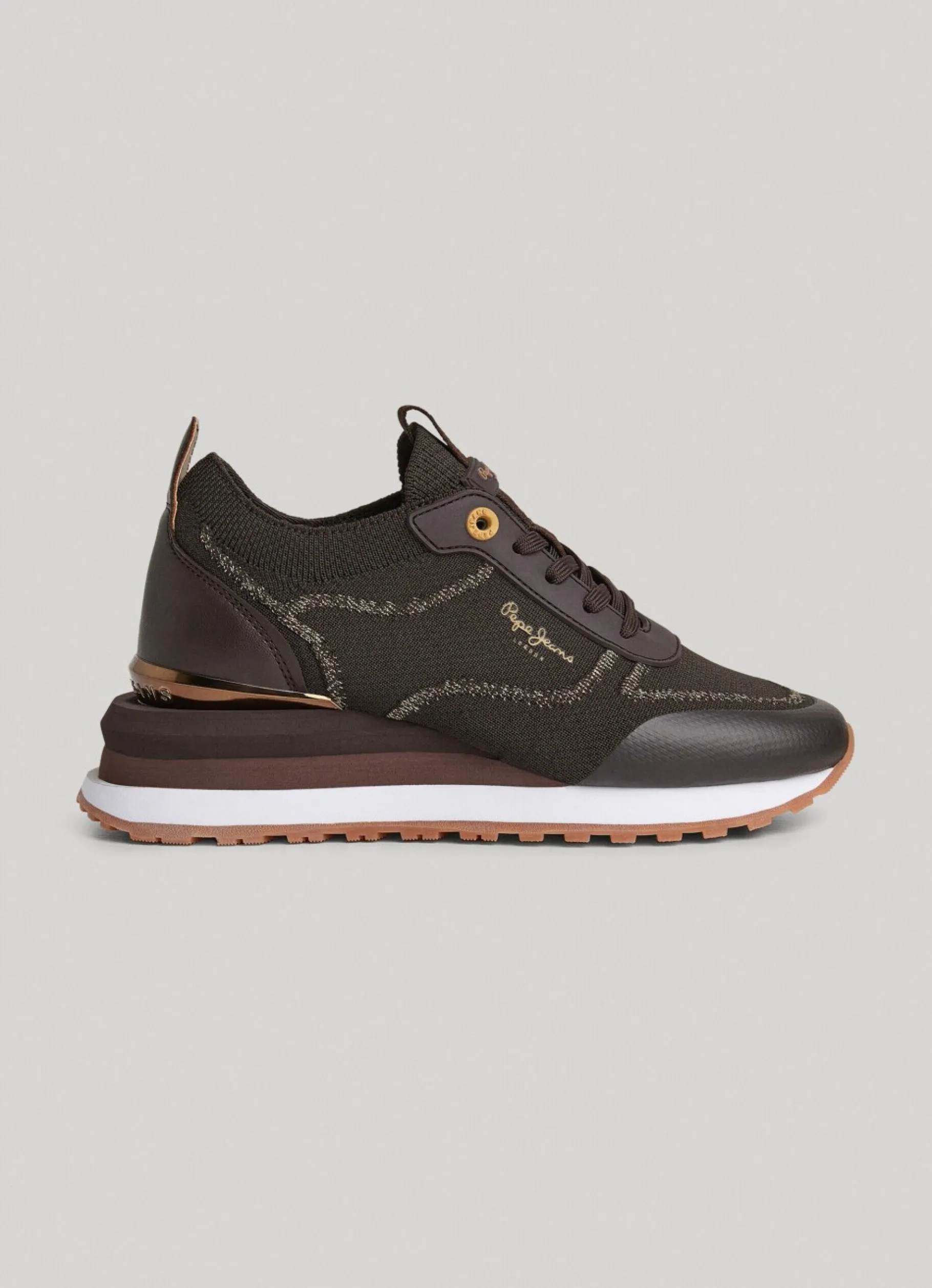 Women Pepe Jeans Blur Contour Combined Trainers