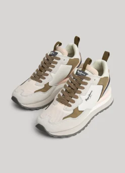 Women Pepe Jeans Blur Point Combined Trainers
