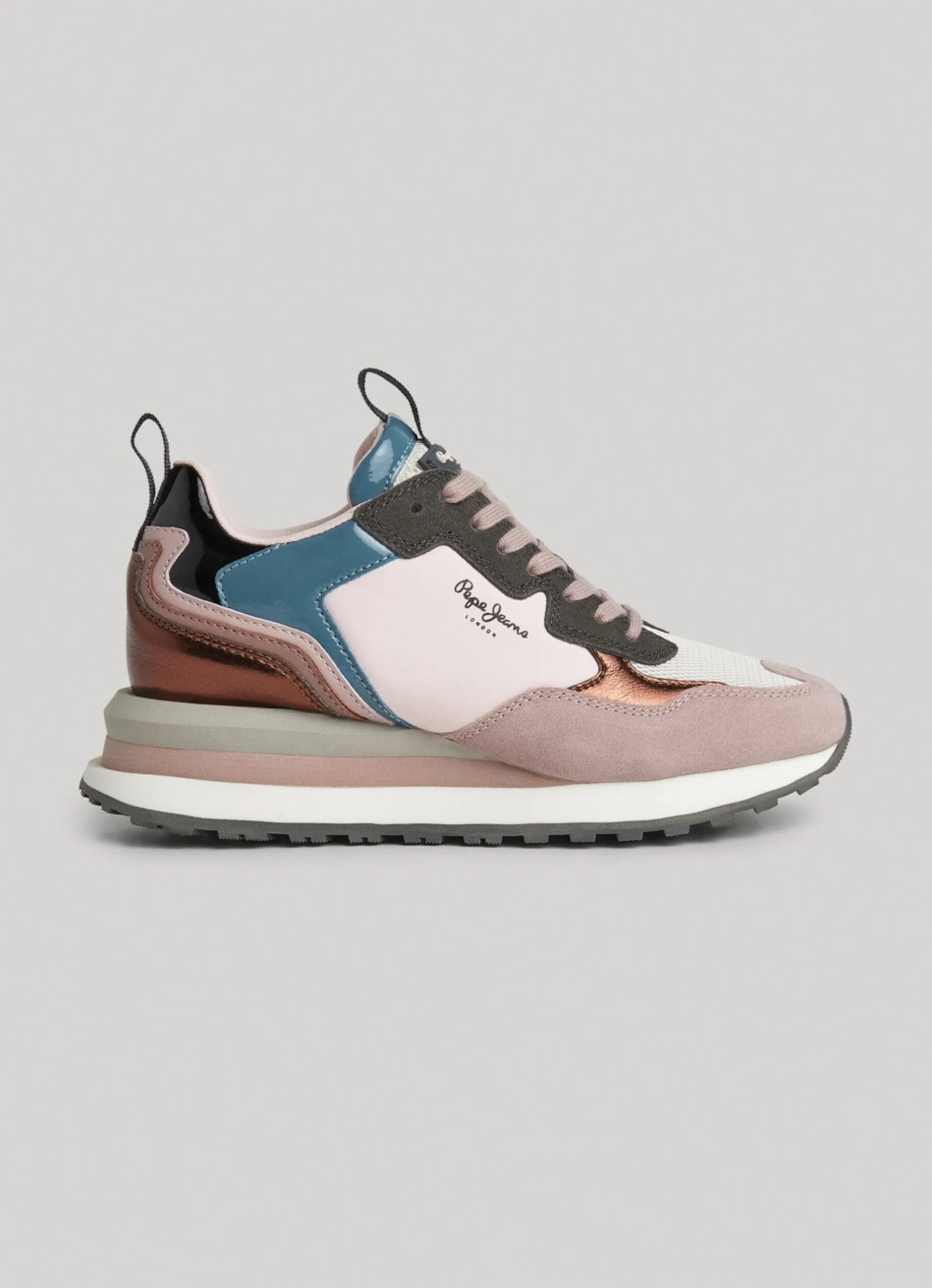 Women Pepe Jeans Blur Star Combined Trainers