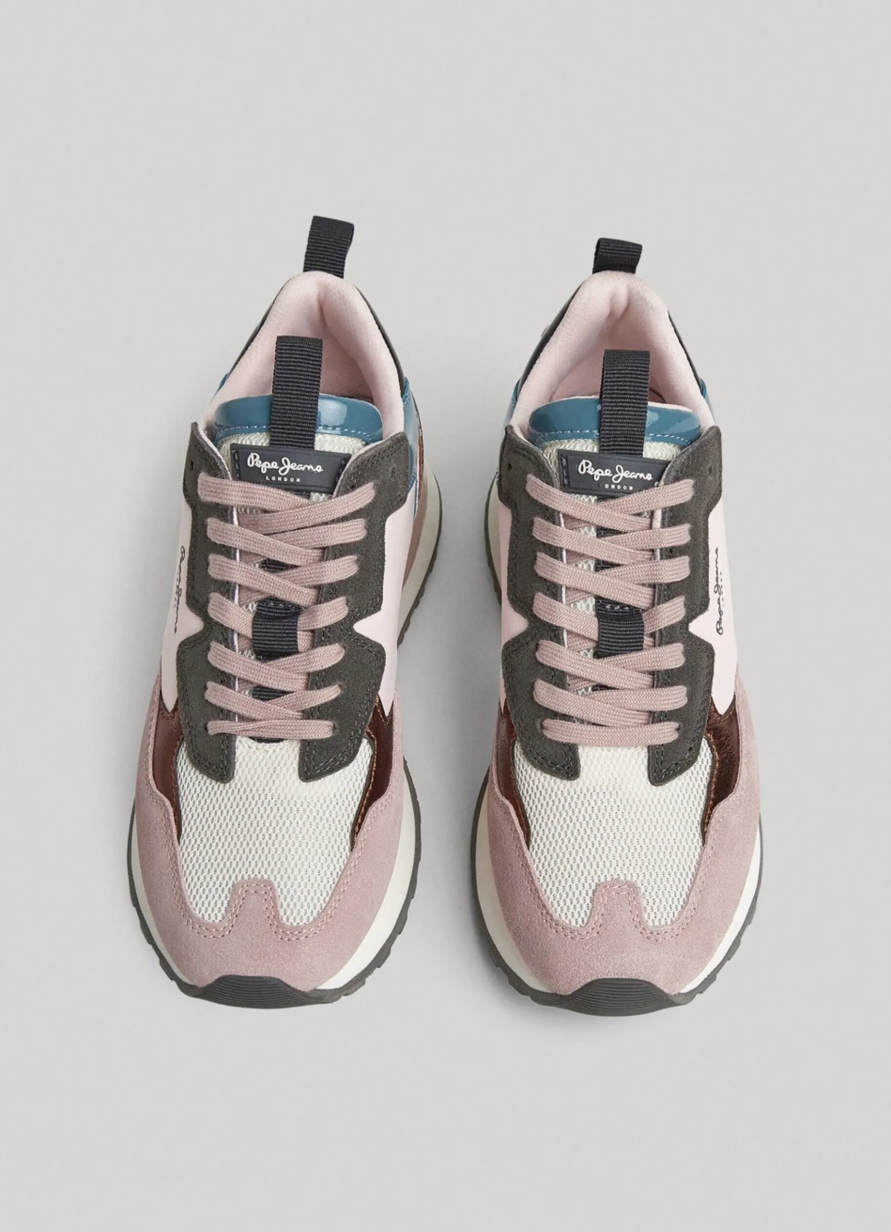 Women Pepe Jeans Blur Star Combined Trainers