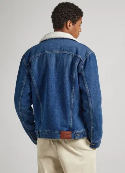 Men Pepe Jeans Borg-Lined Jacket