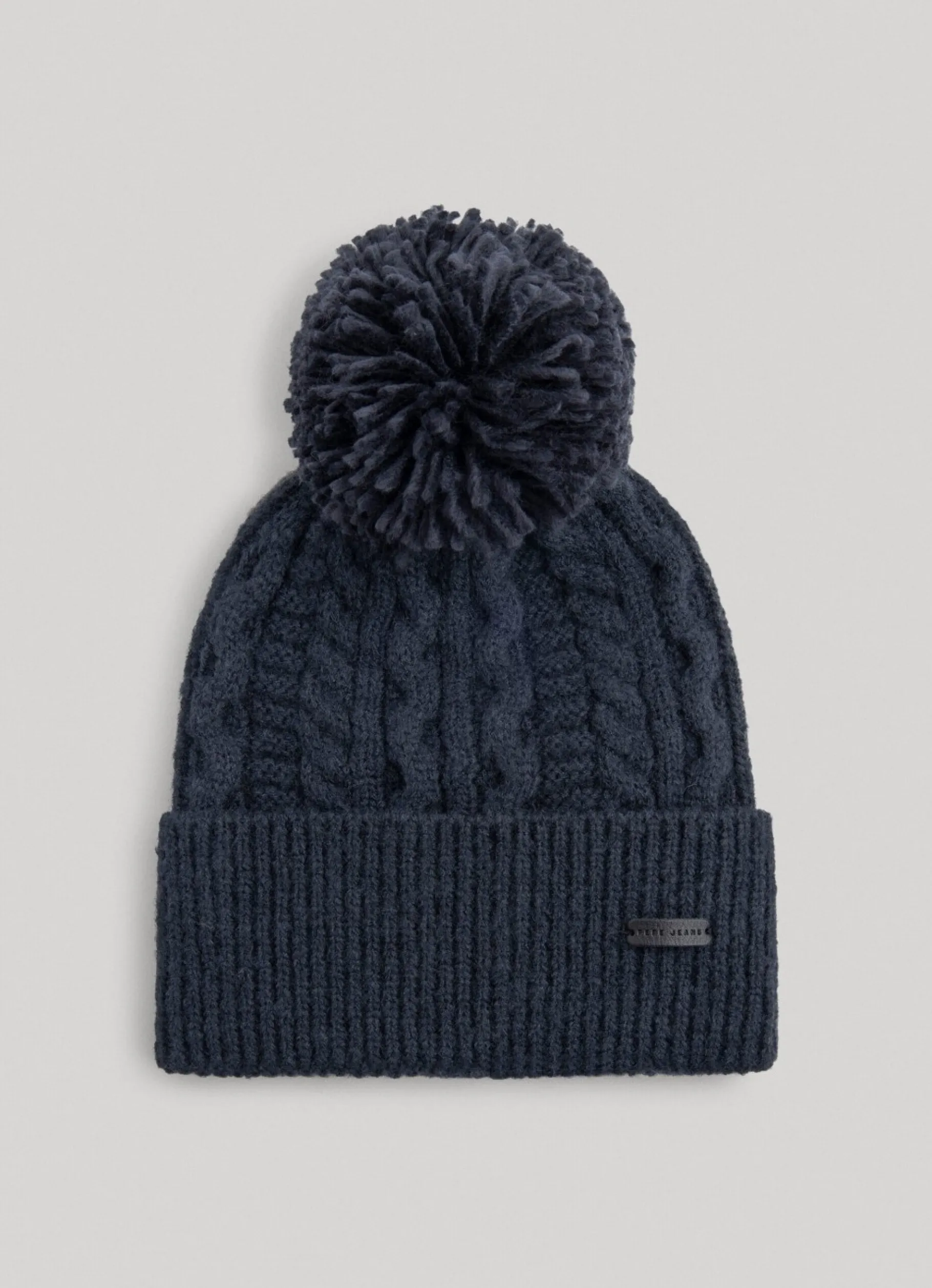 Men Pepe Jeans Braided Cable Knit Beanie