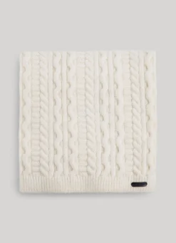 Girl Pepe Jeans Braided Cable Knit Scarf