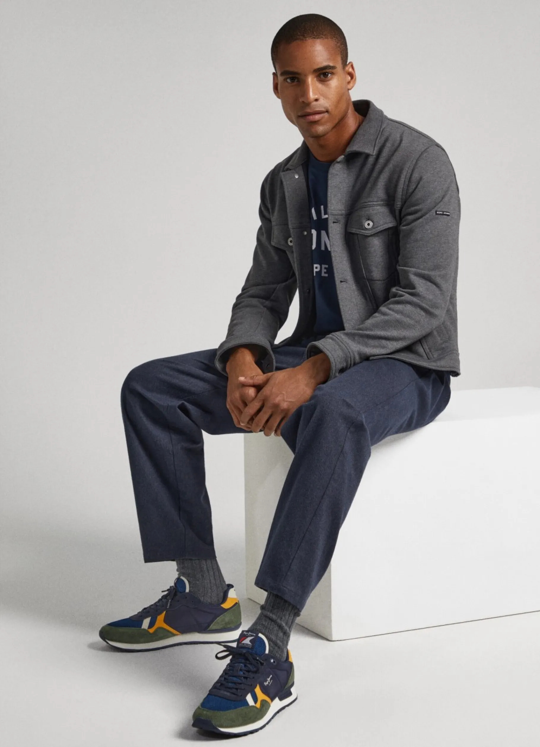 Men Pepe Jeans Brit Heritage Running Shoes